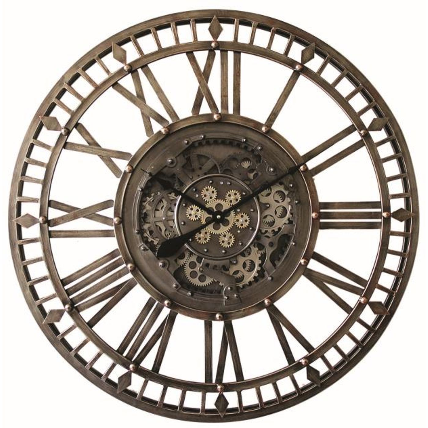 Horloge à engrenages D. 90 cm