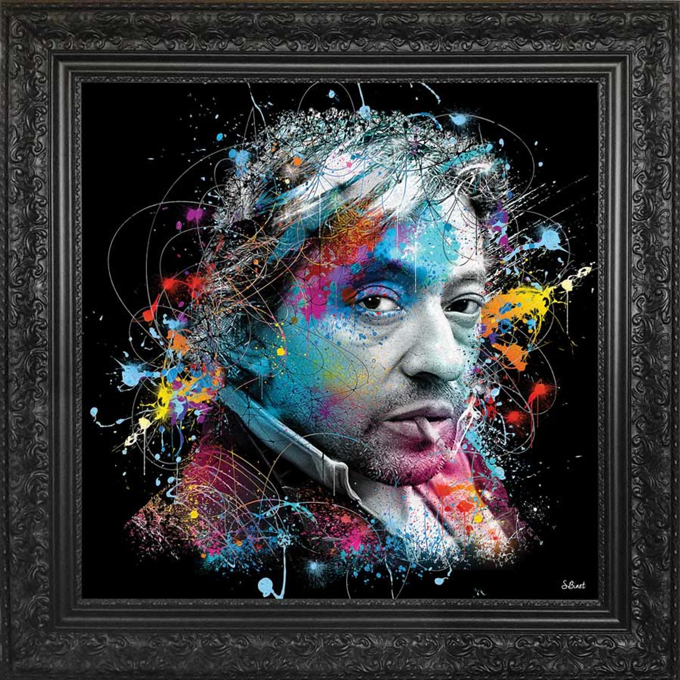 Image encadrée - sylvain binet - gainsbourg