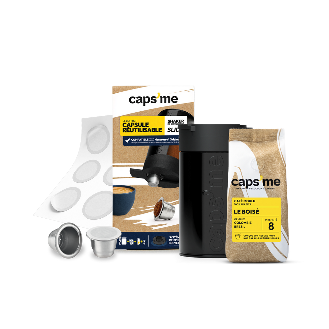 Coffret Slide compatible Nespresso® Original*