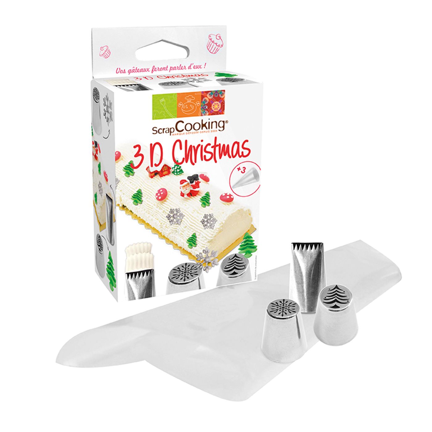 Coffret décors 3D Christmas