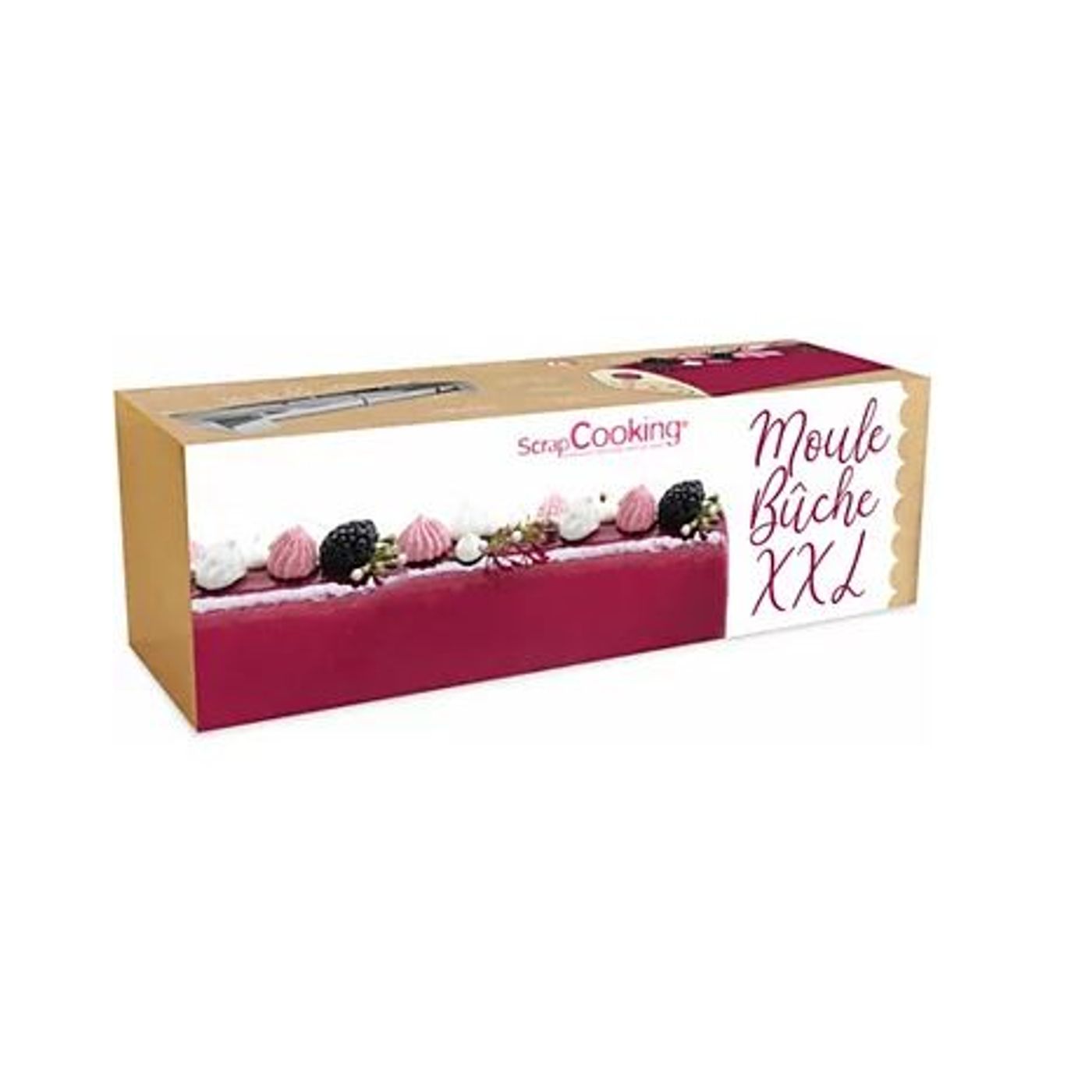 Moule à bûche inox XXL