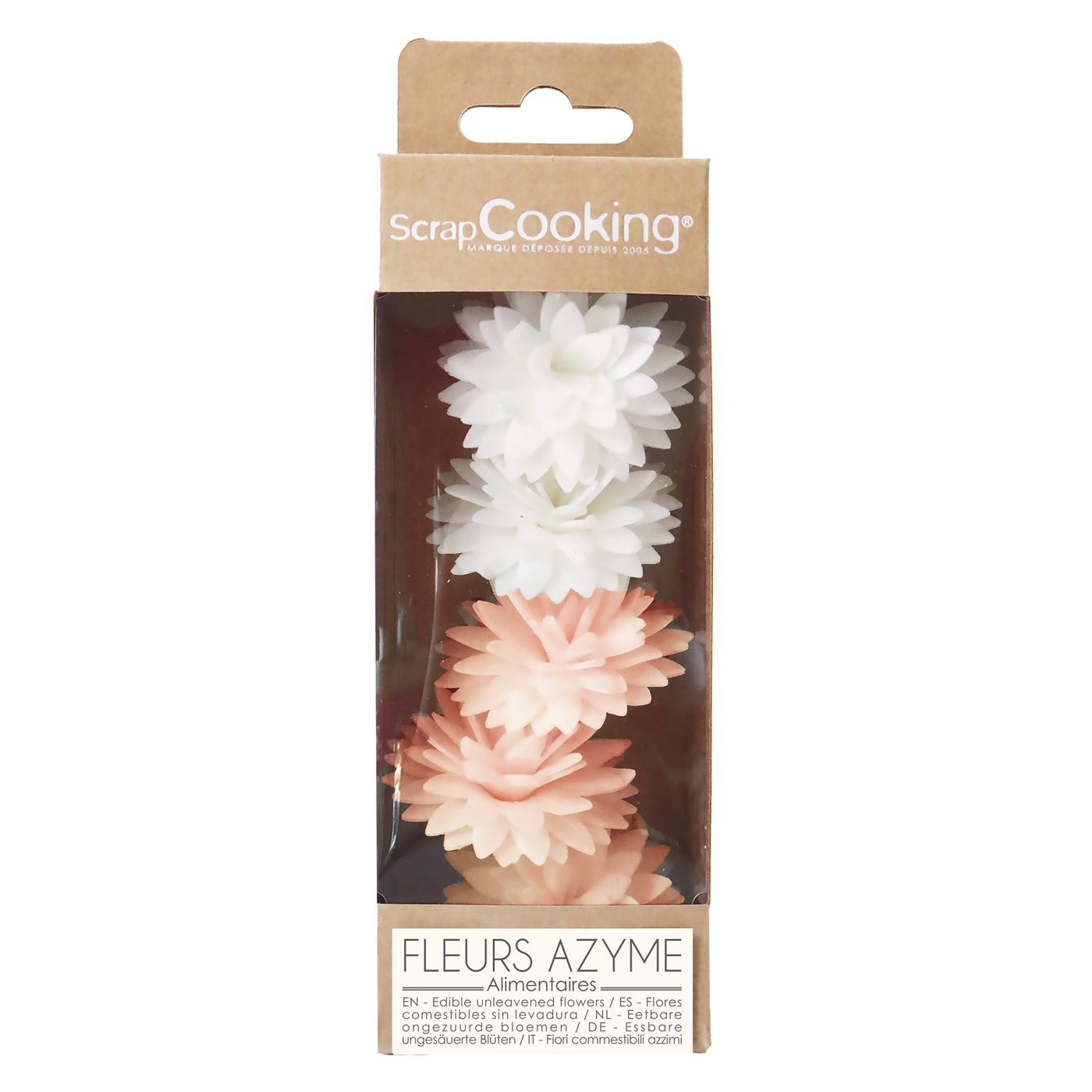 Décors azyme Fleurs dahlias