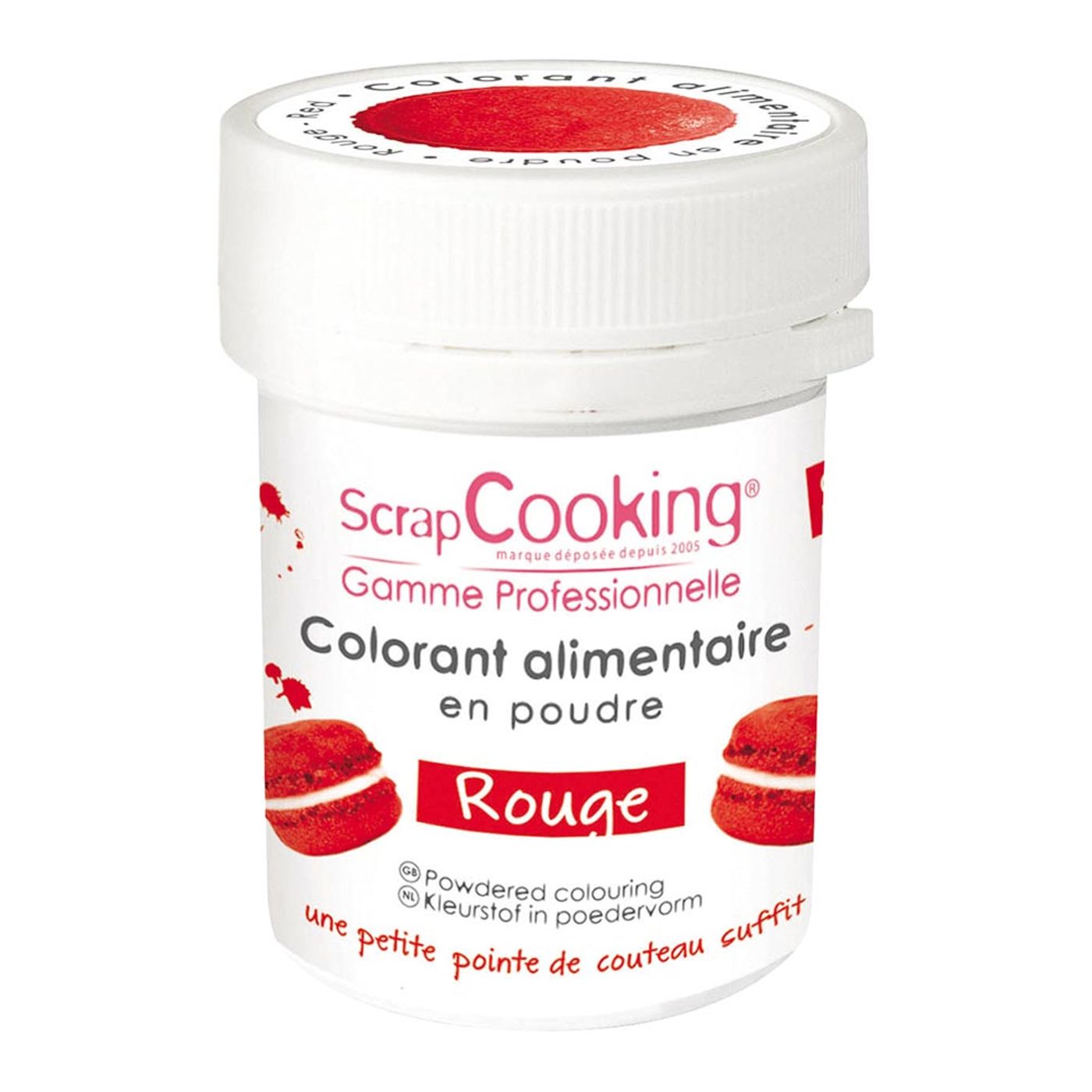 Colorant alimentaire en poudre rouge