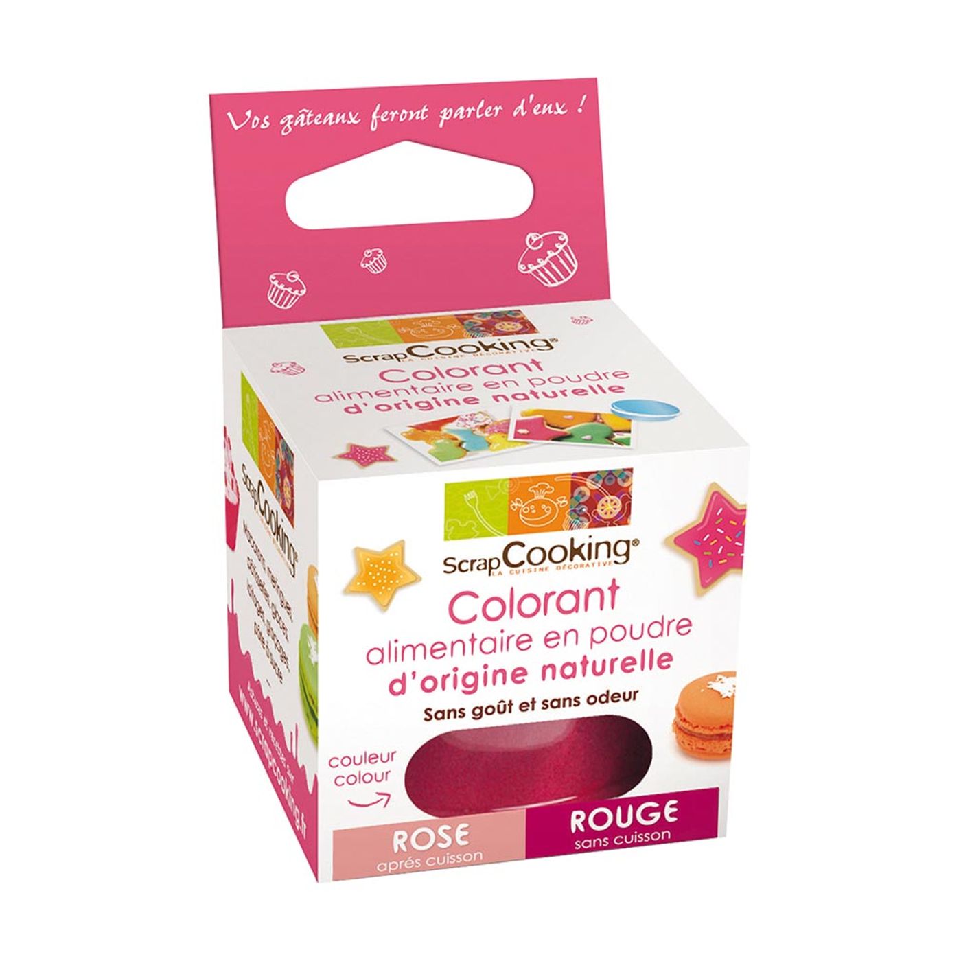 Colorant en poudre rouge