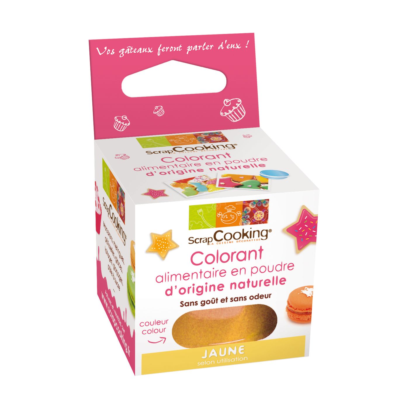 Colorant en poudre jaune