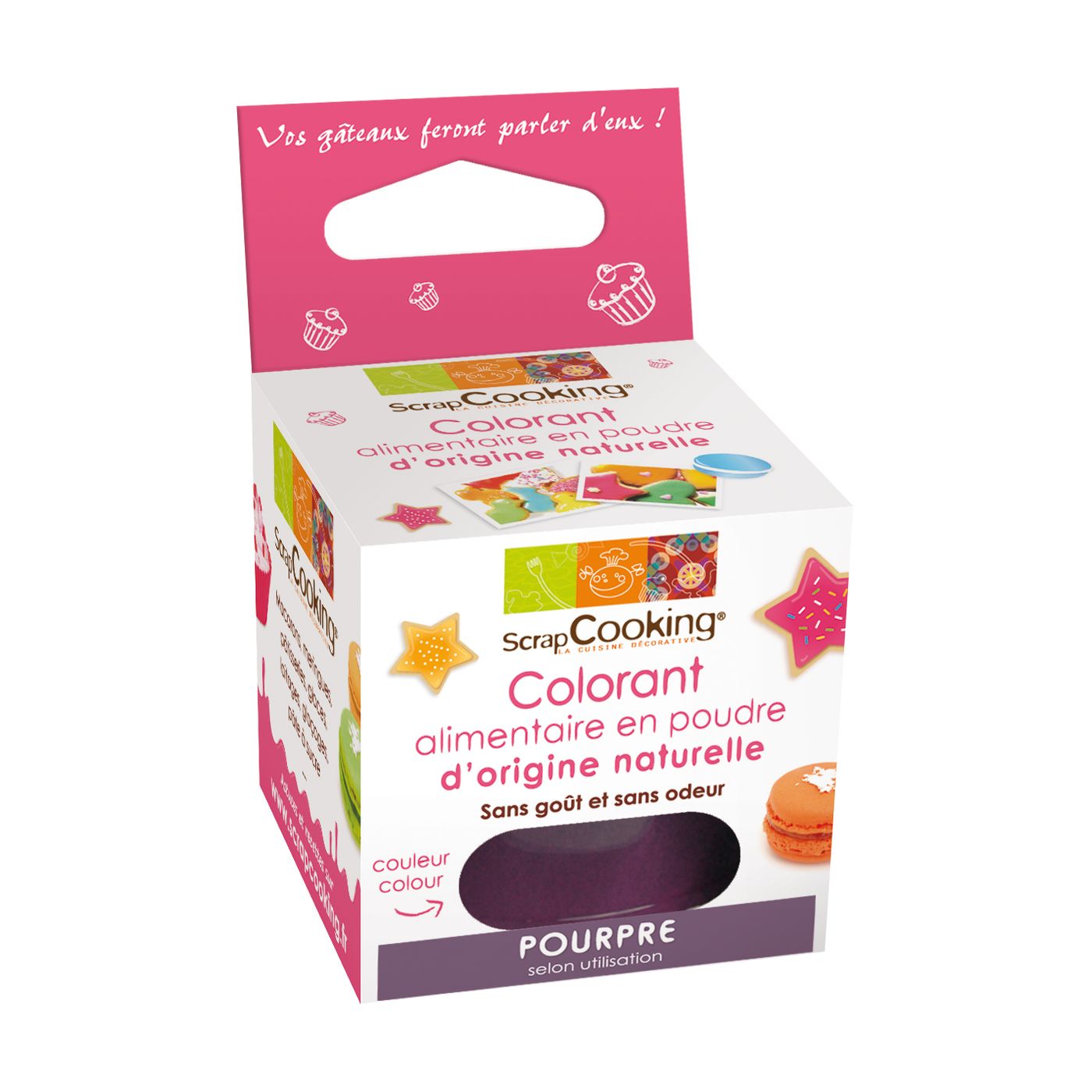 Colorant en poudre violet