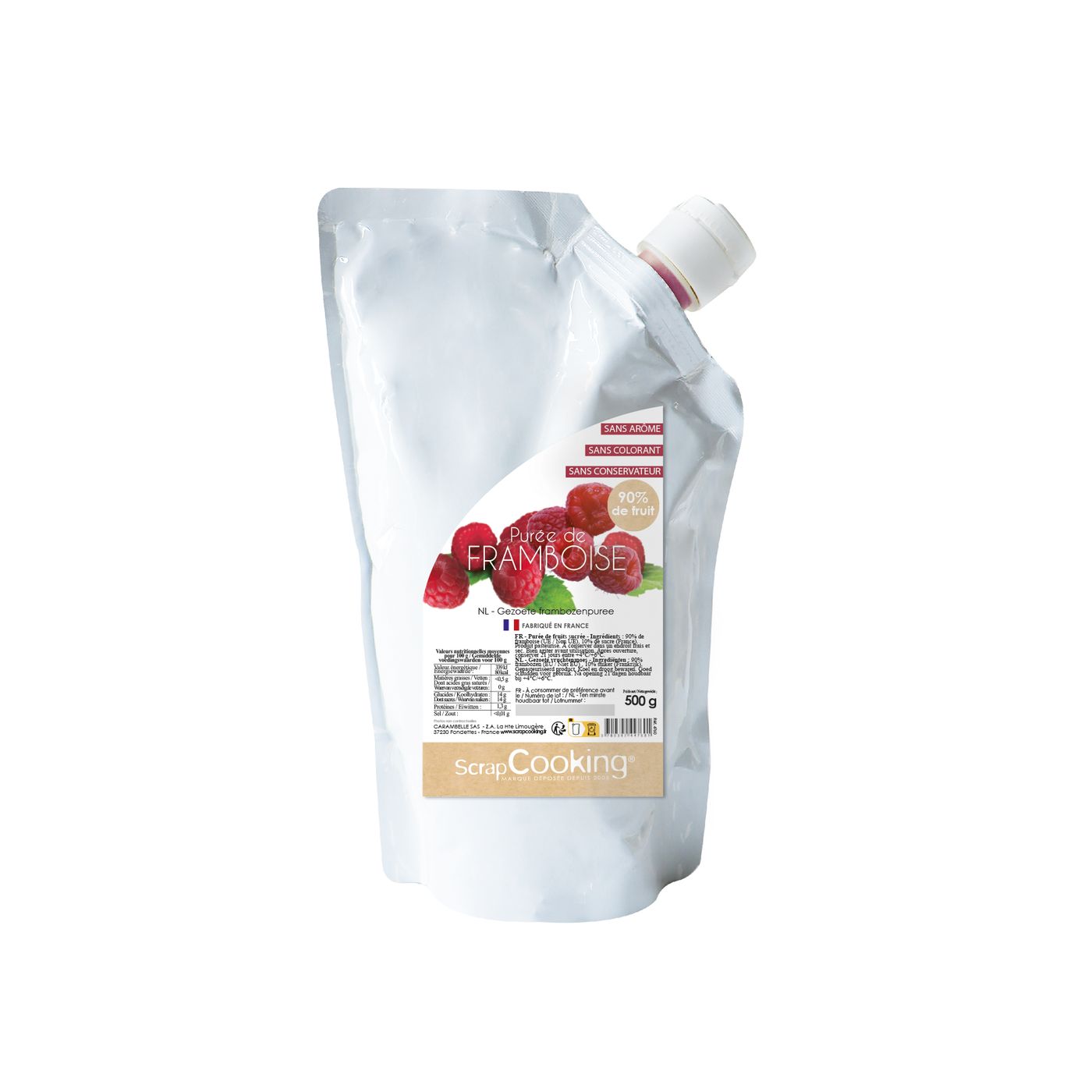 Purée de fruits Framboise