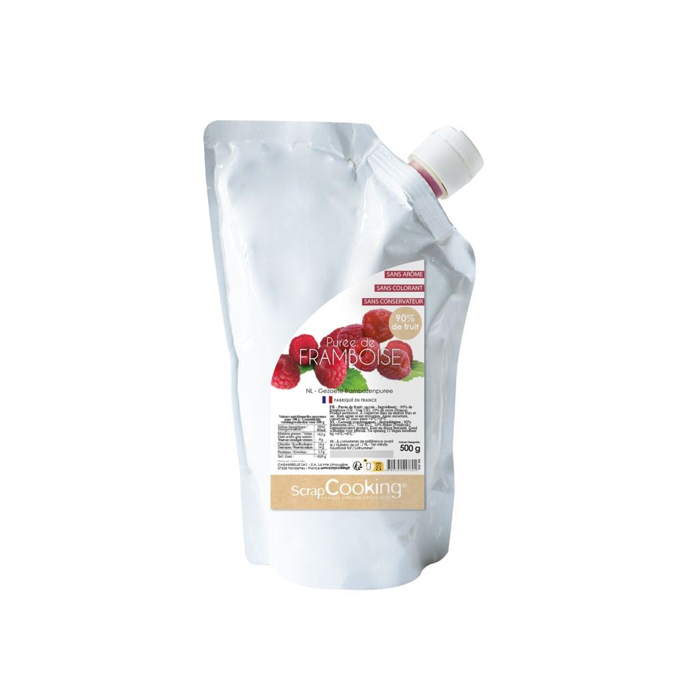 Purée de fruits Framboise