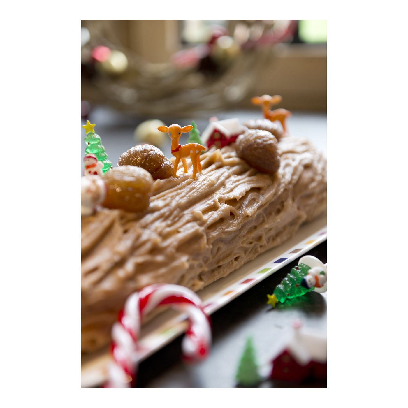 Décoration gâteau Scrapcooking pour gateau de Noel x4