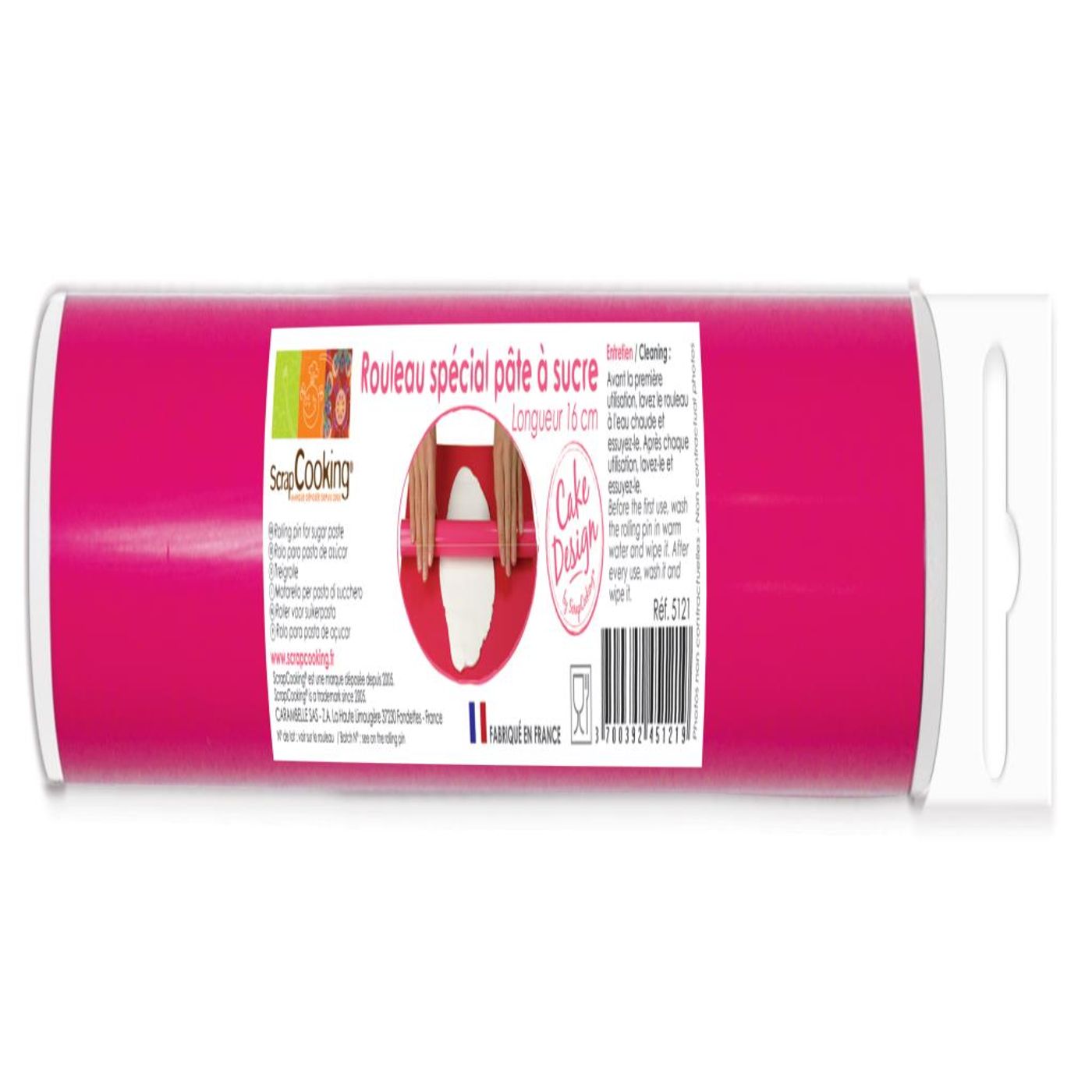 Petit rouleau en plastique pour pâte à sucre