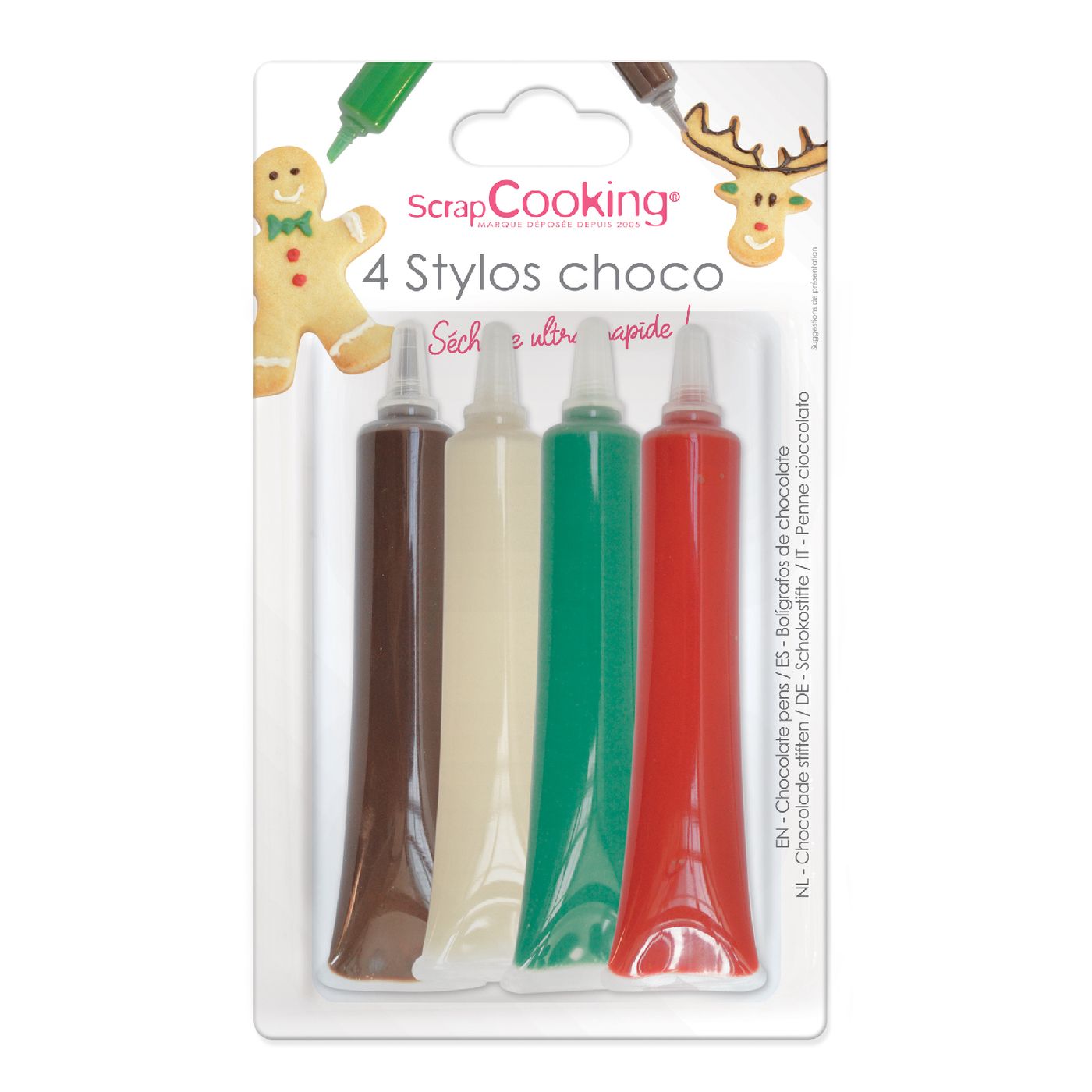 4 Stylos chocolat