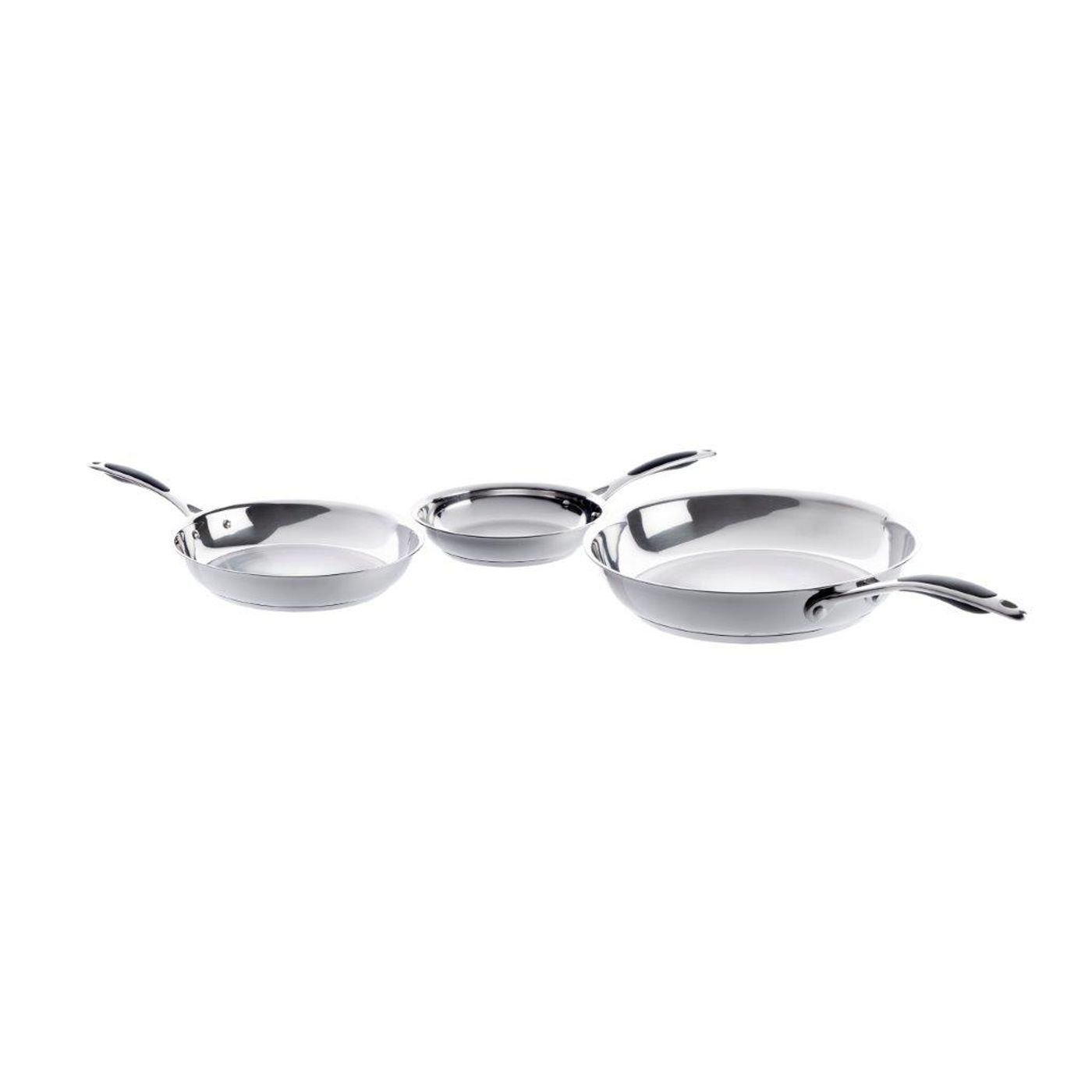 Poêle 24 cm acier inoxydable