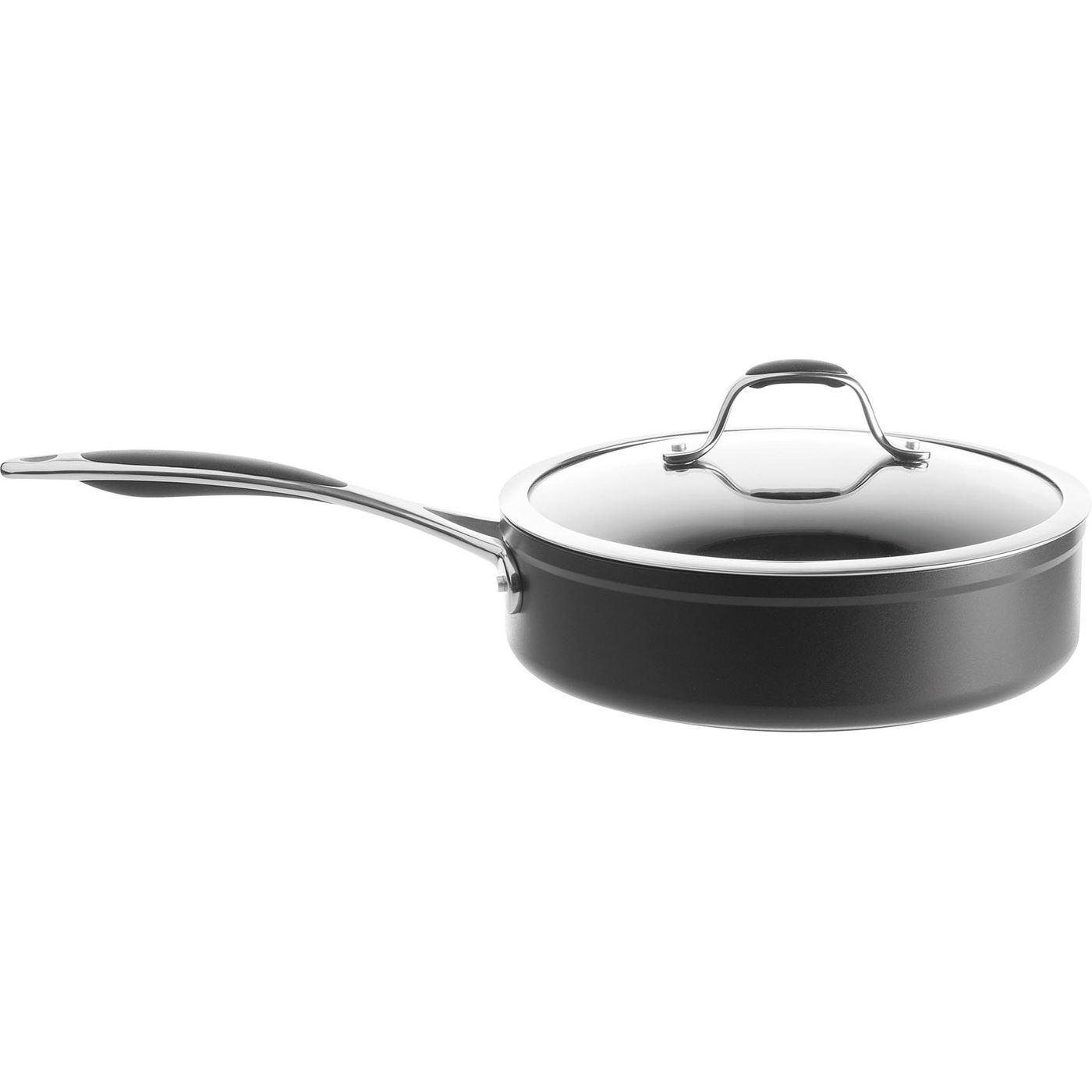 Sauteuse 24 cm aluminium forgé + couvercle