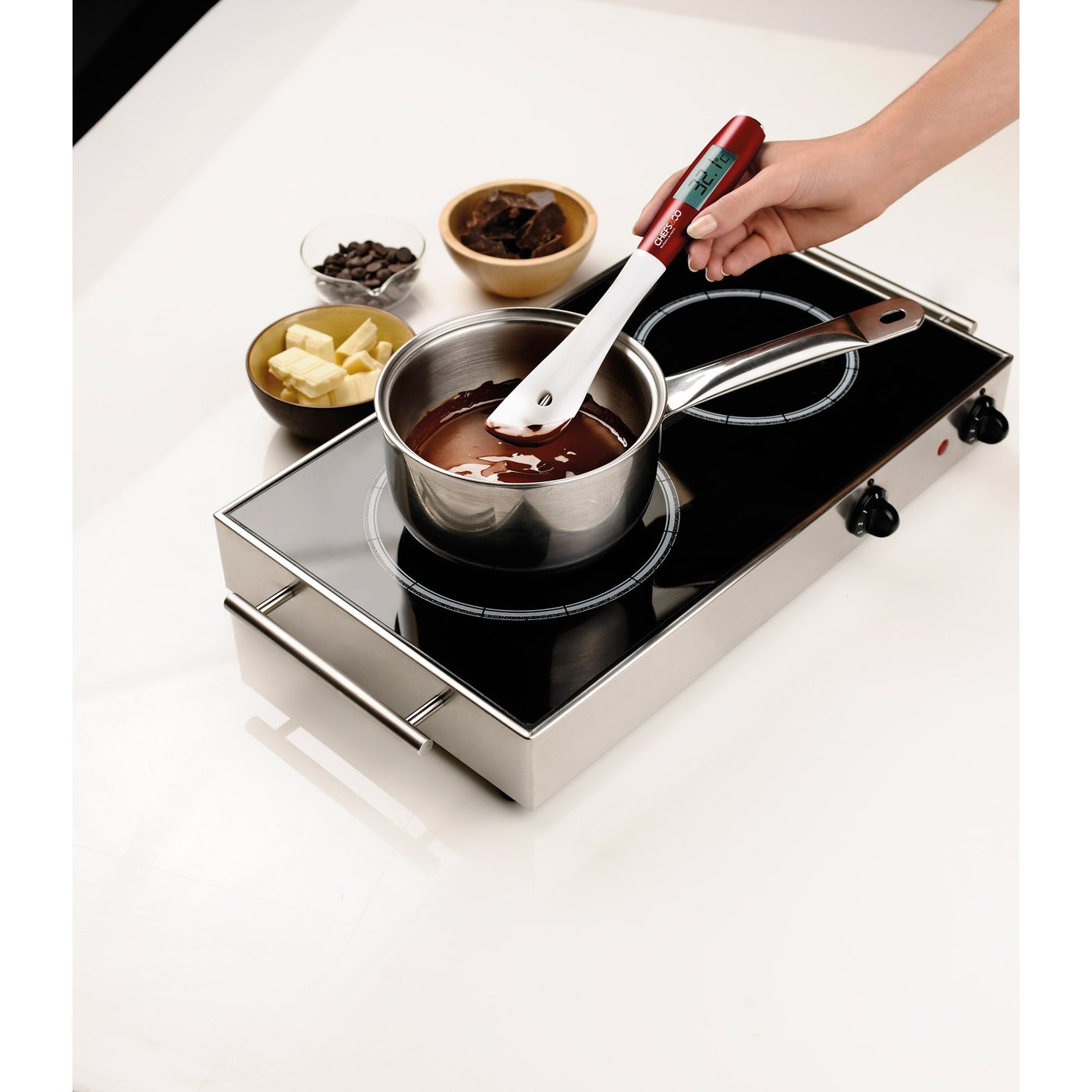 Spatule thermomètre