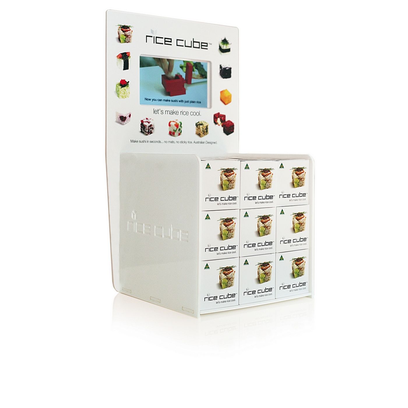 Rice cube moule à sushis et bouchées