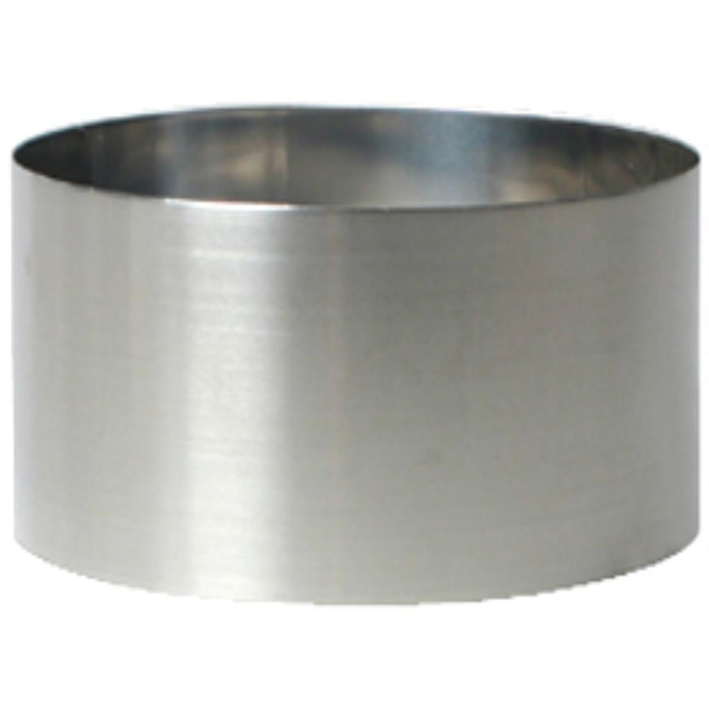 Cercle à mousse en inox 10 cm