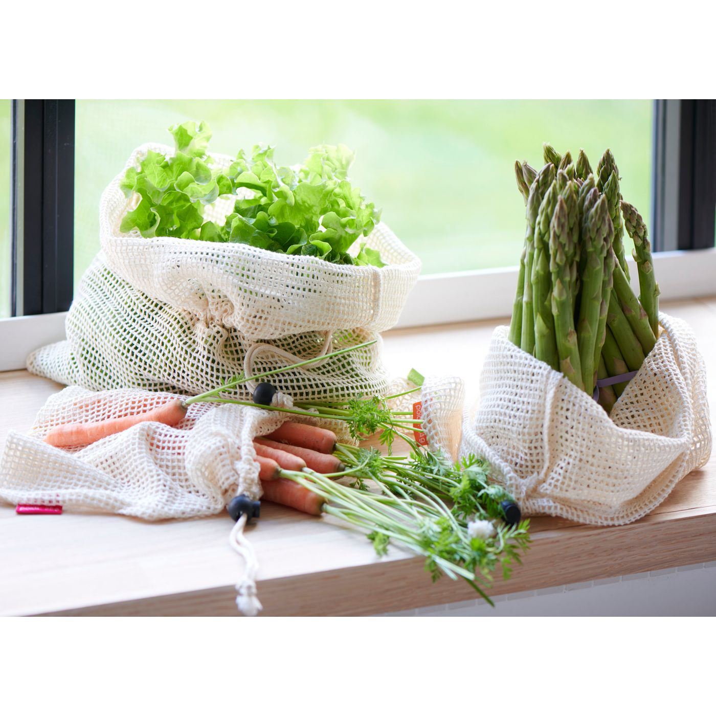 Sac à provision filet réutilisable