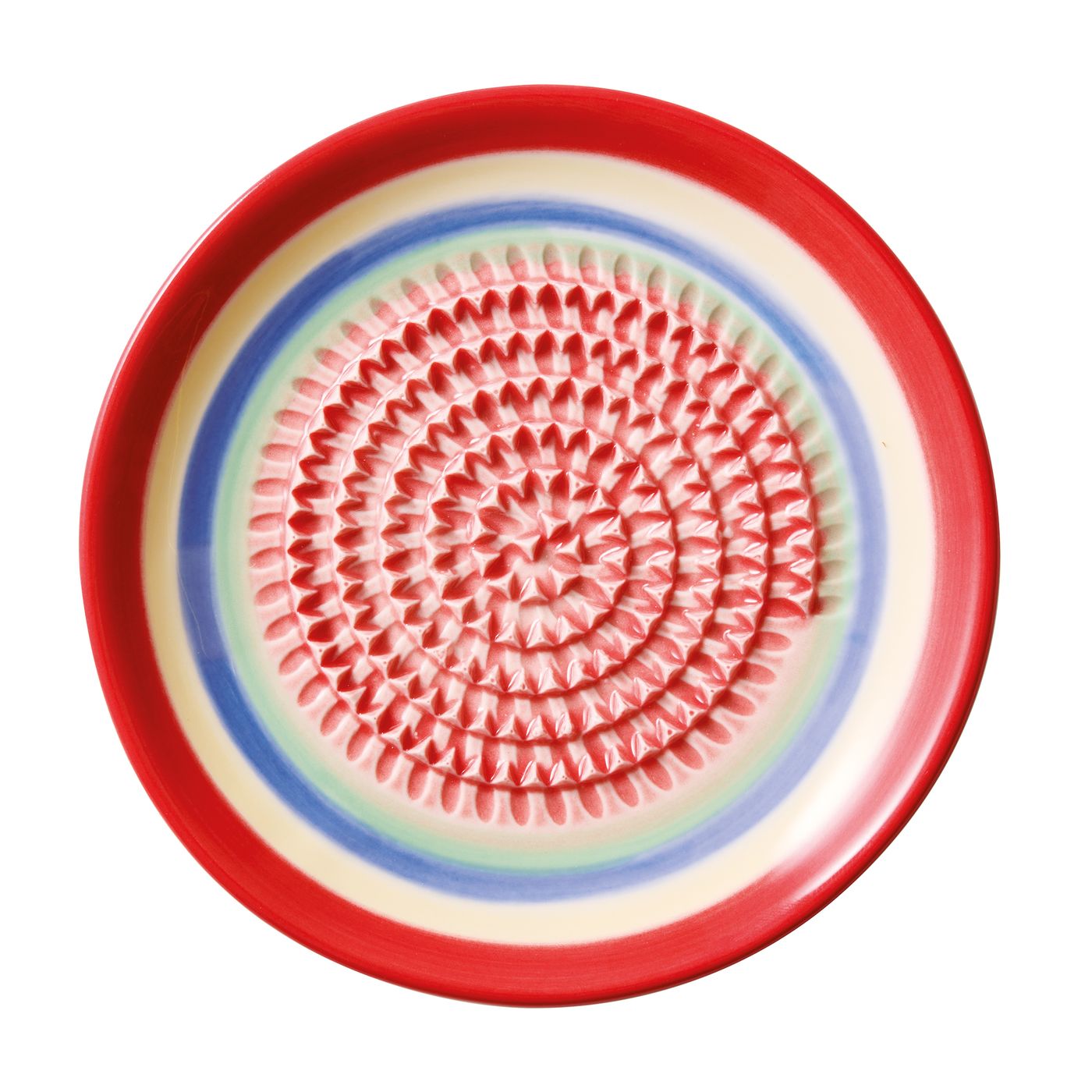 Assiette à râper rouge