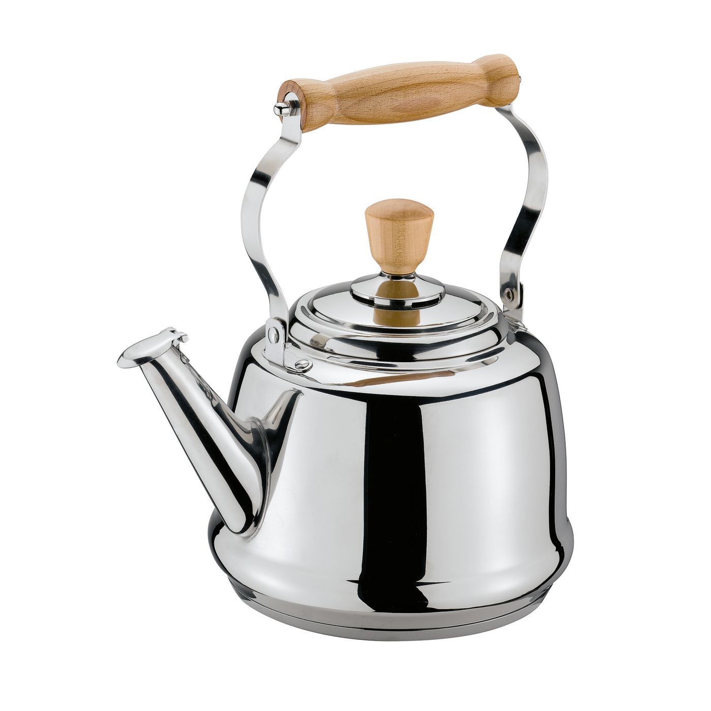 Bouilloire inox et bois 2,5 L