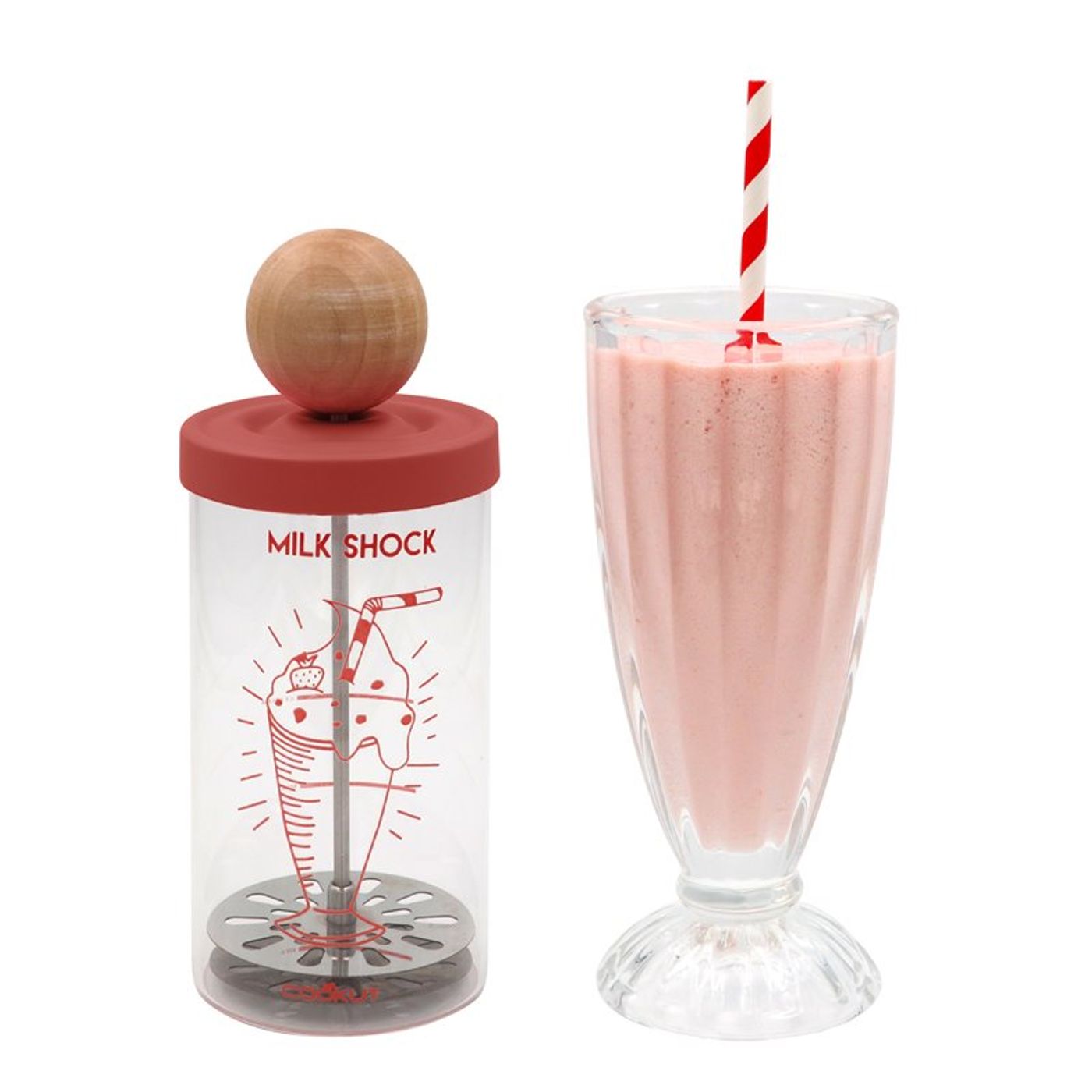 Shaker à Milk shake milkshock