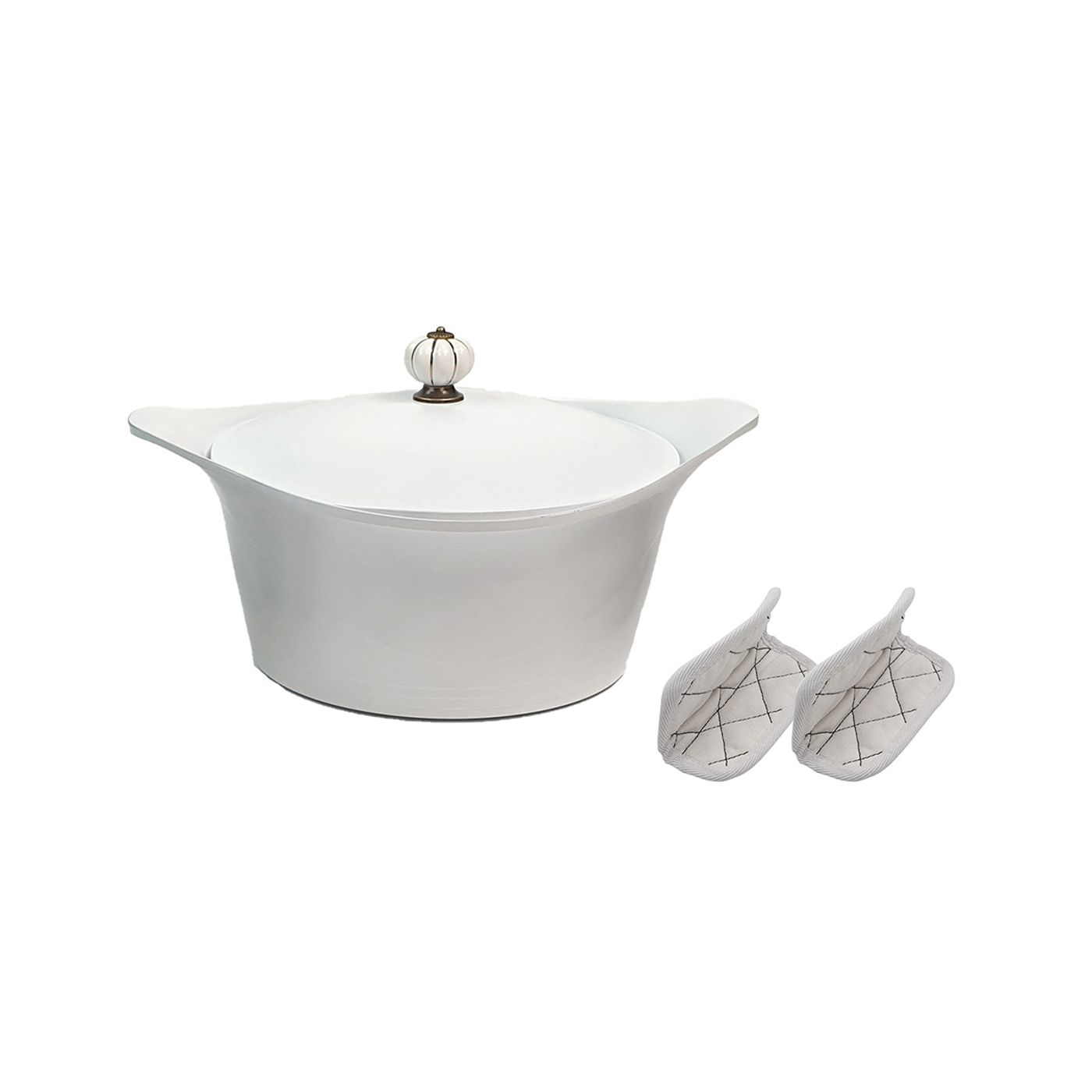 Cocotte 24 cm blanc