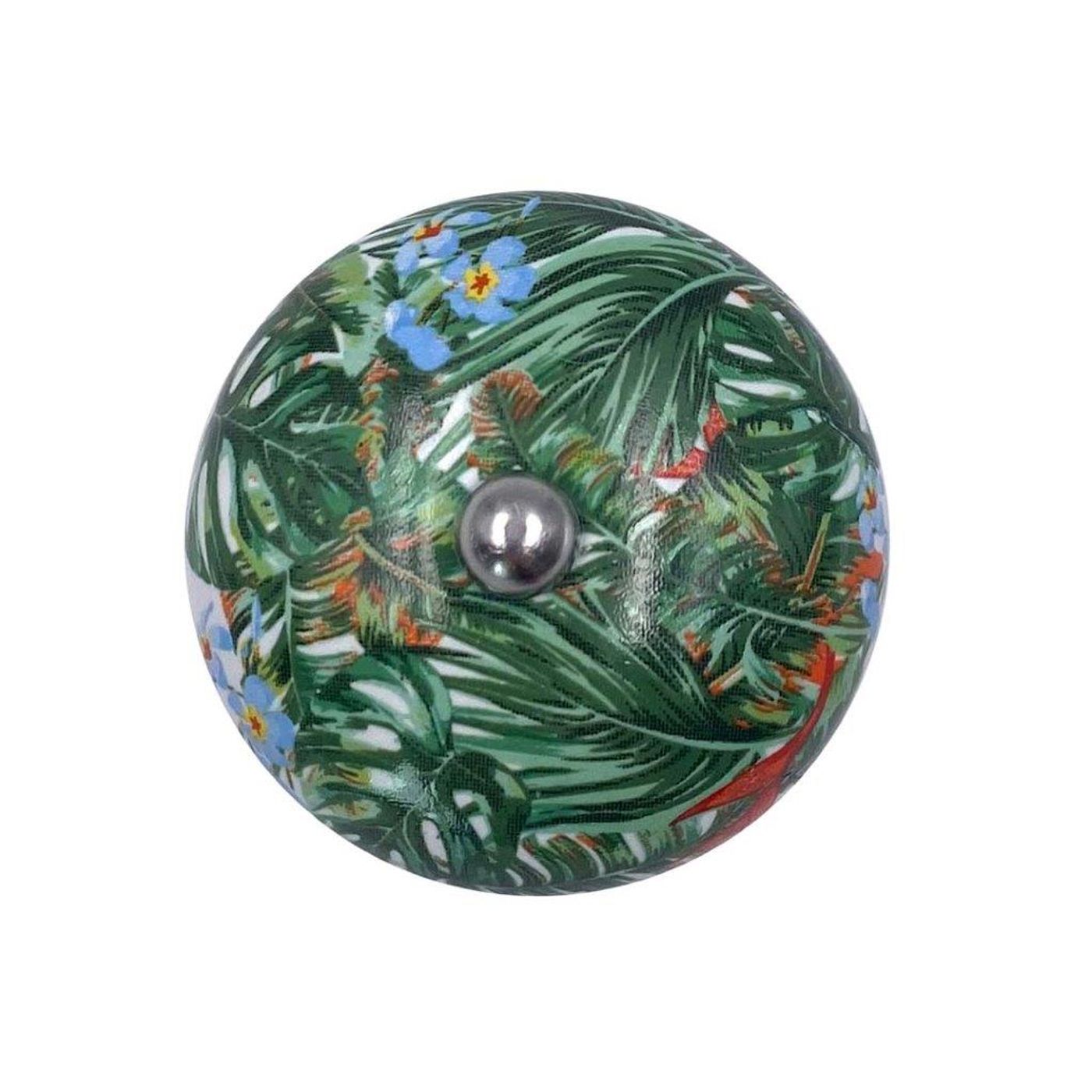 Poignée céramique jungle vert