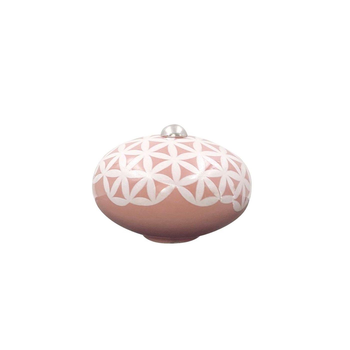 Poignée céramique géométrique rose