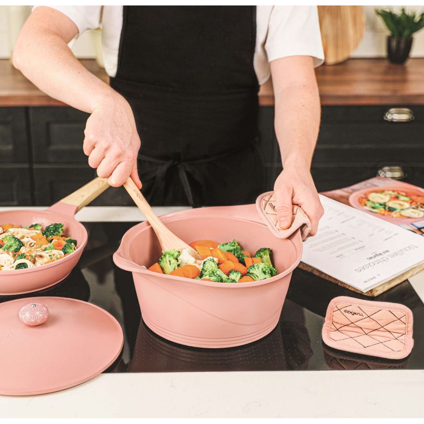 Cocotte 24 cm rose