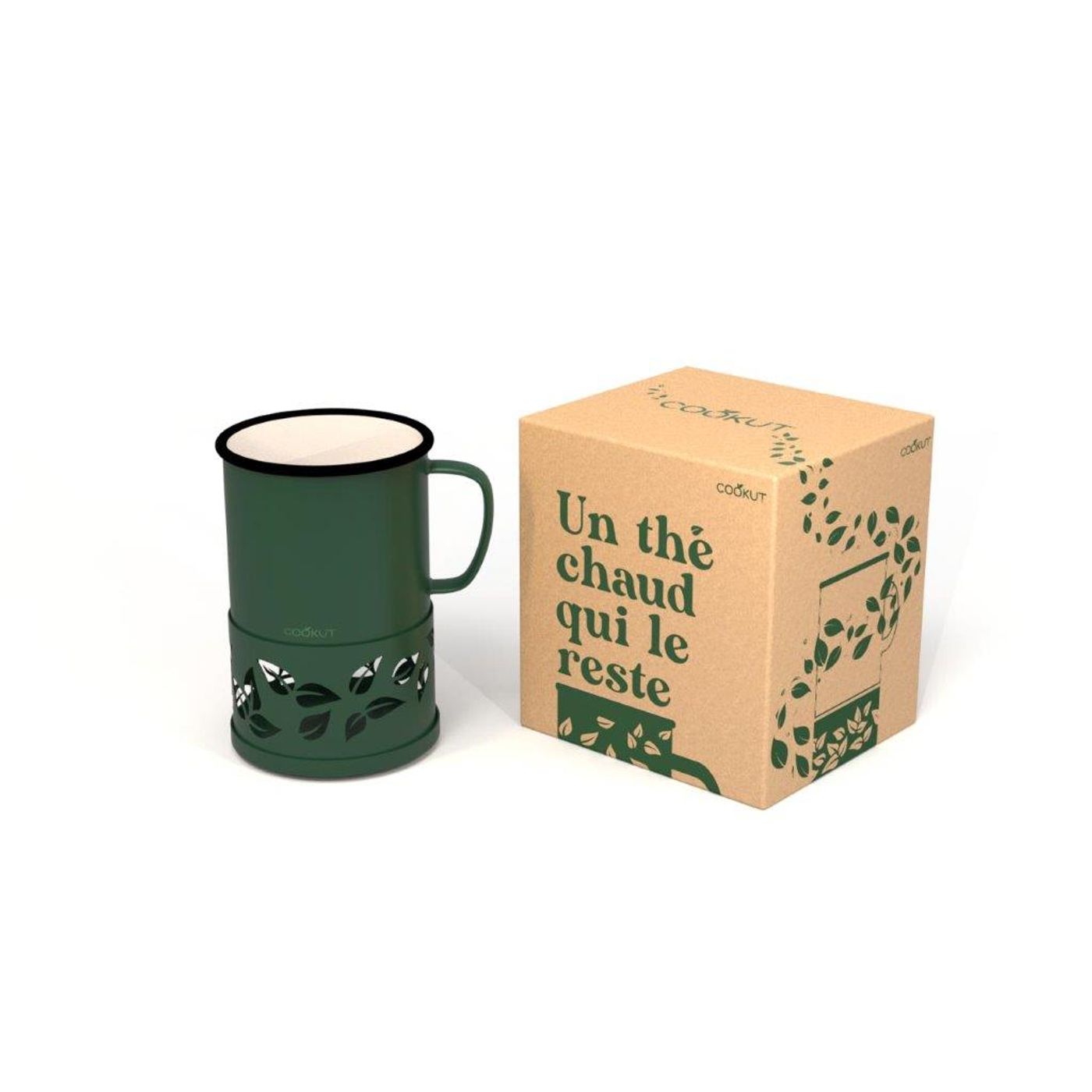 Mug chauffant SIXTEA vert