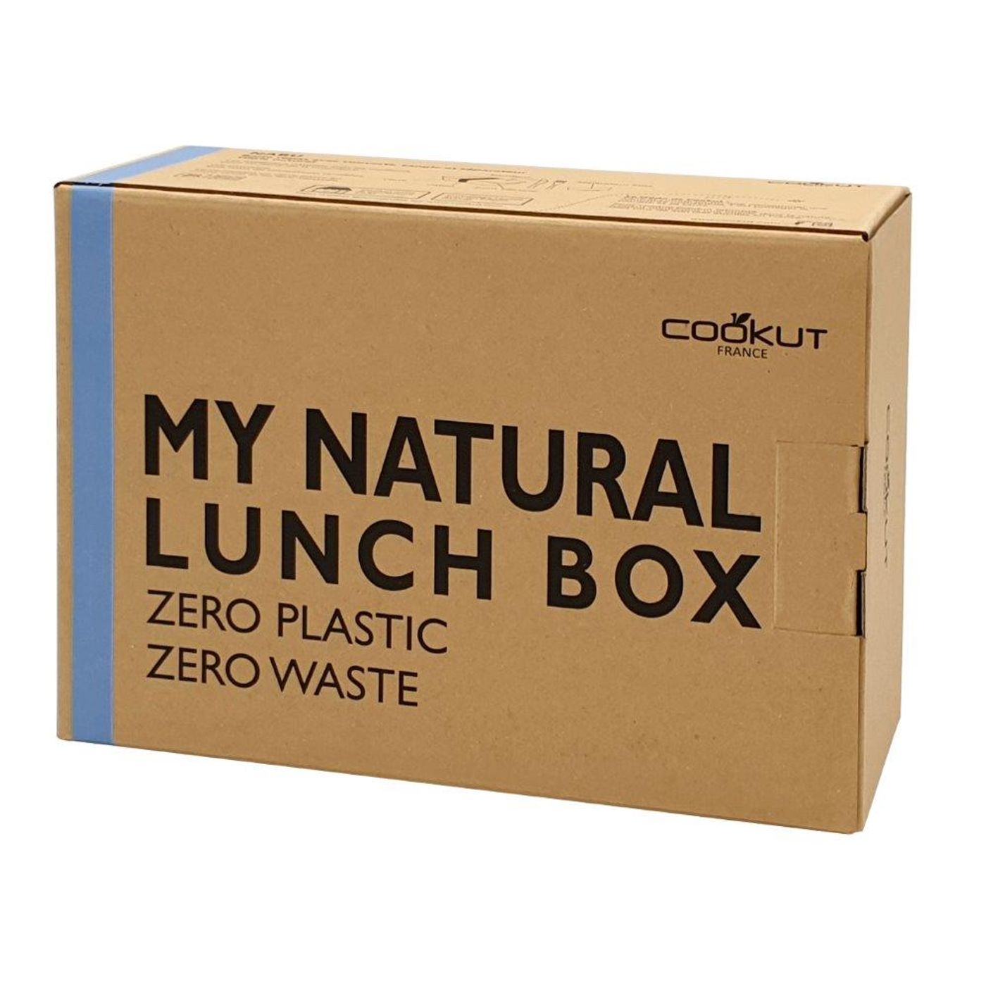 Lunchbox "ma boite naturelle" bleu clair