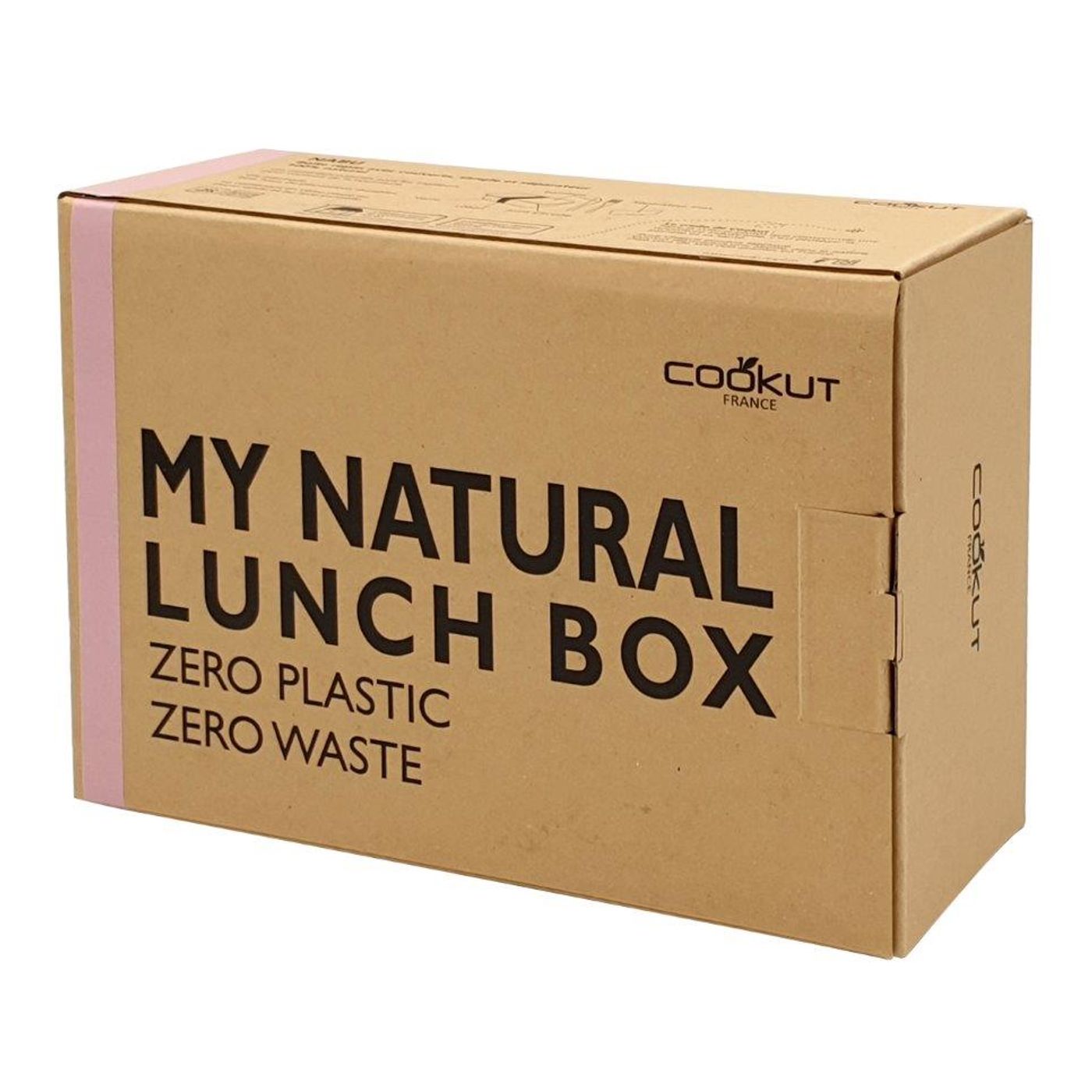 Lunchbox "ma boite naturelle" rose