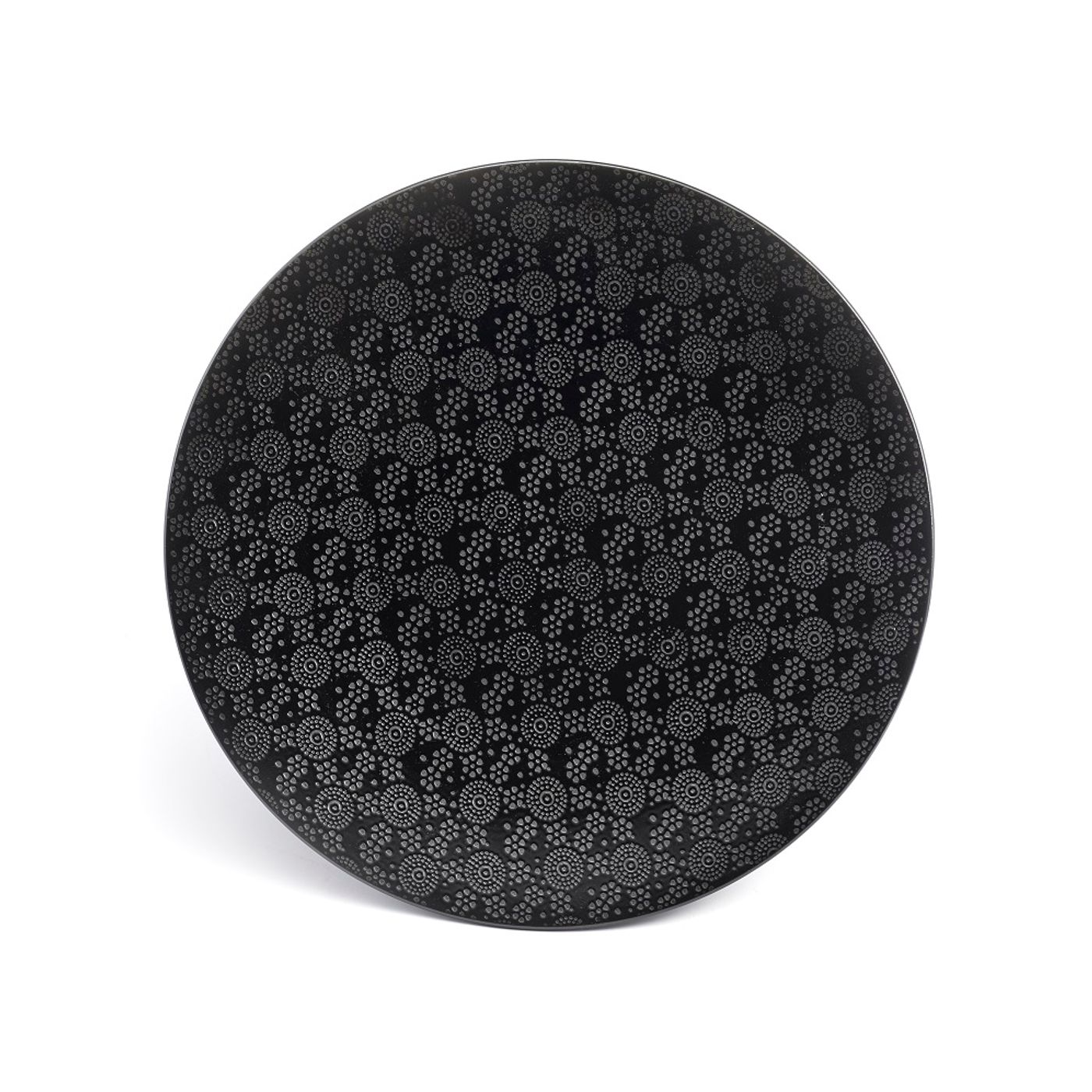 ASSIETTE PLATE BLACK JAPAN