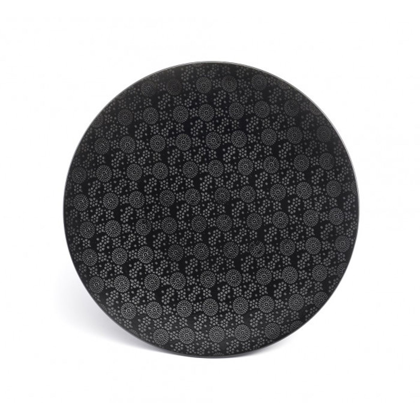 ASSIETTE PLATE BLACK JAPAN