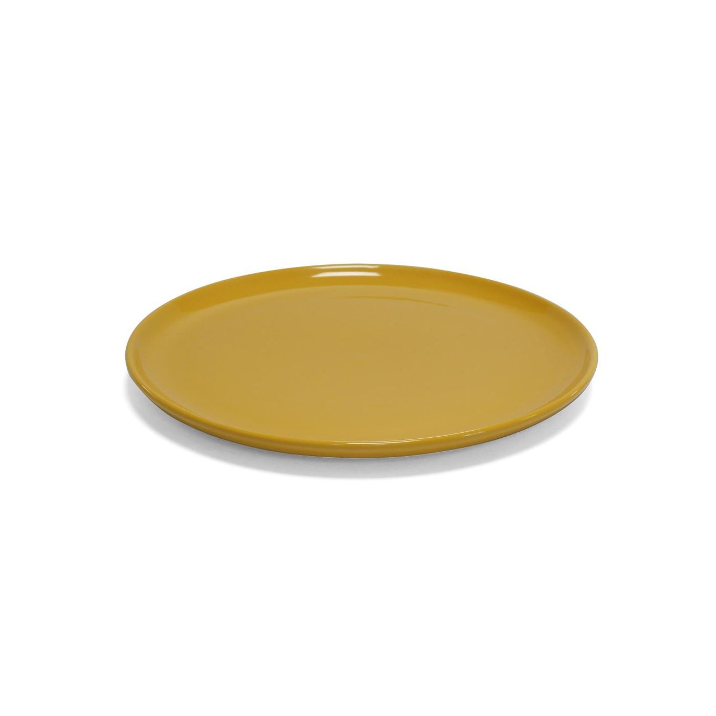 Assiette Plate colorama moutarde