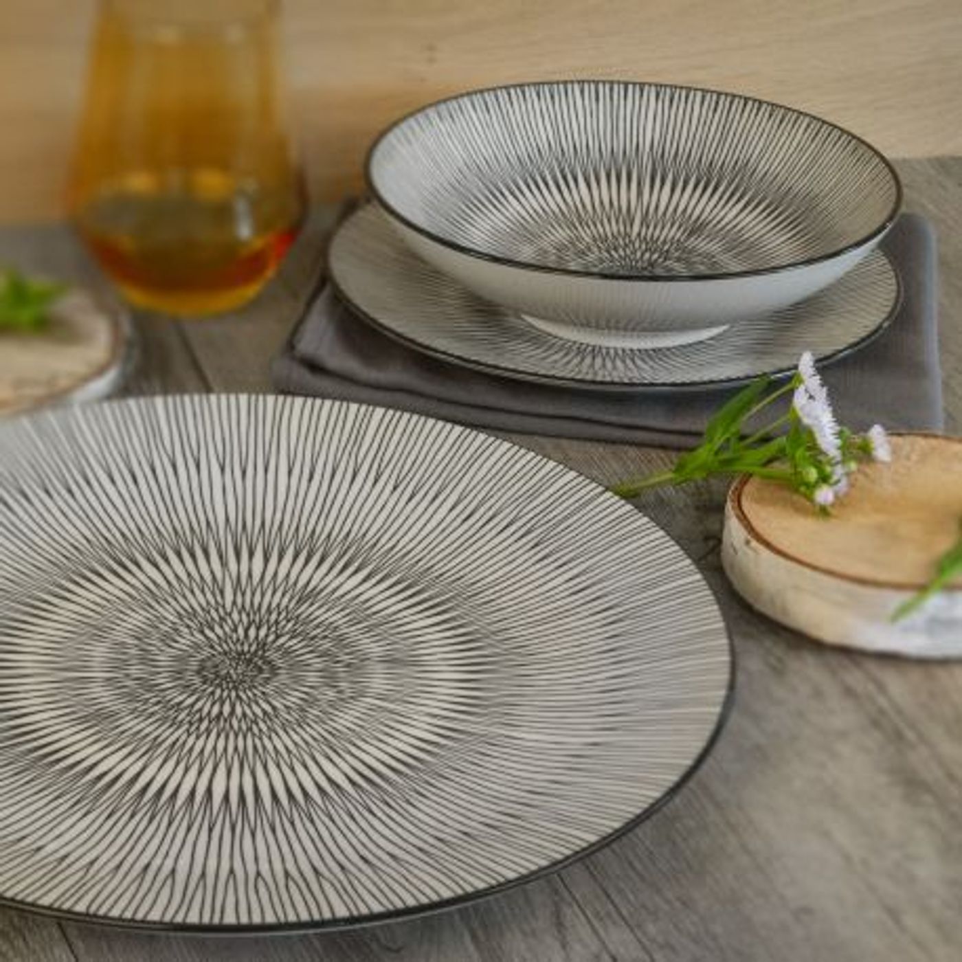 Assiette à dessert hypnose 20cm