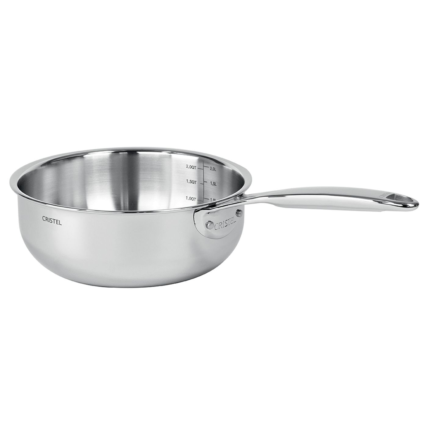 Casserole inox Castel'Pro 28cm