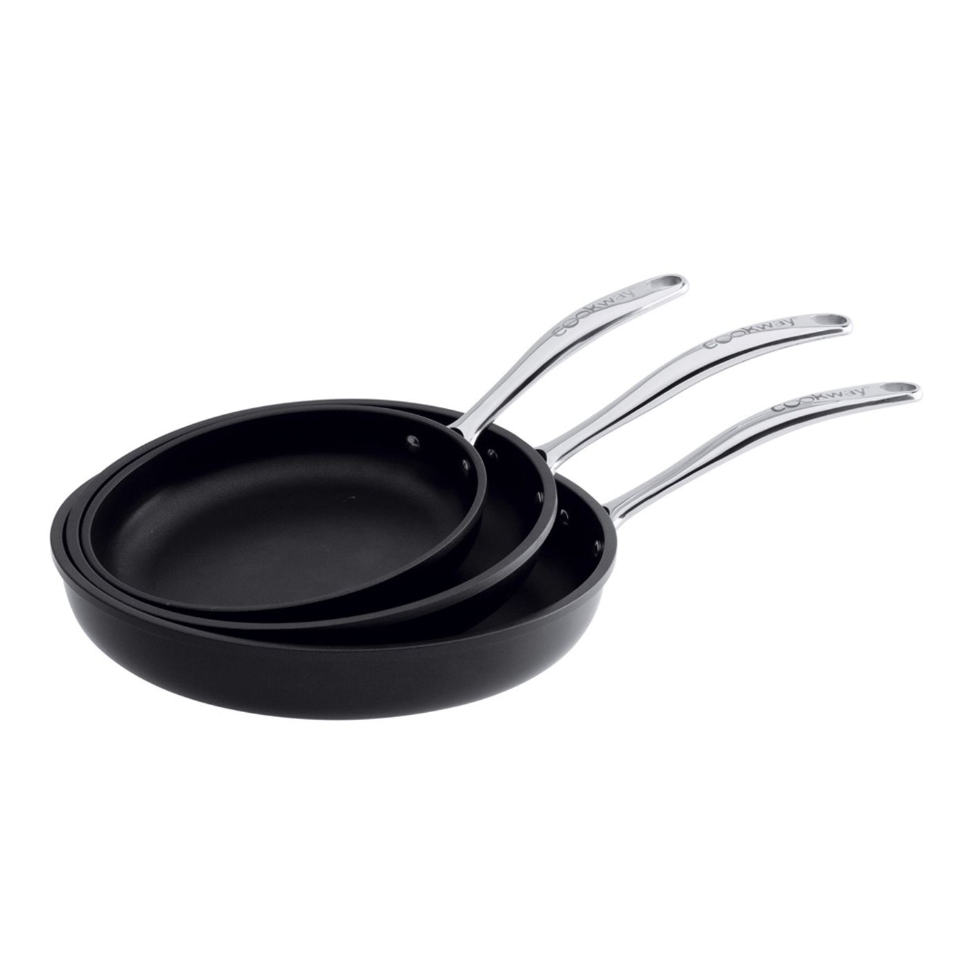 Poêle aluminium - Cookway Master inox 30cm