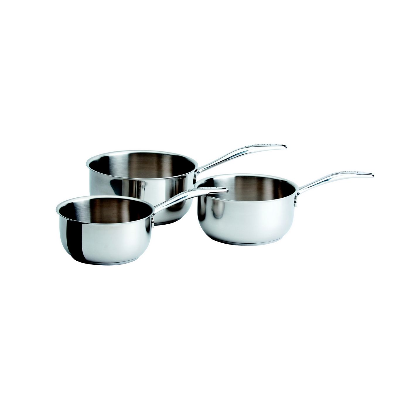 Série de 3 casseroles inox Cookway Master