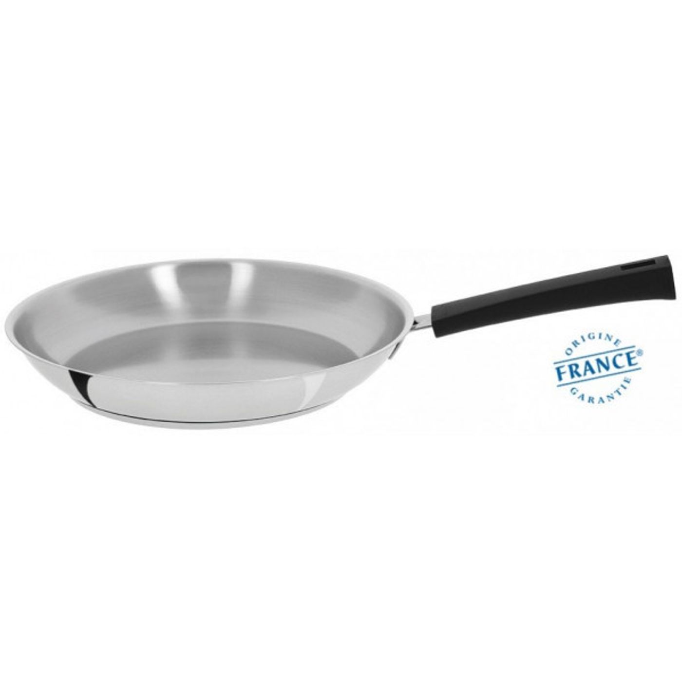 Poêle inox Mutine fixe Noir 24cm