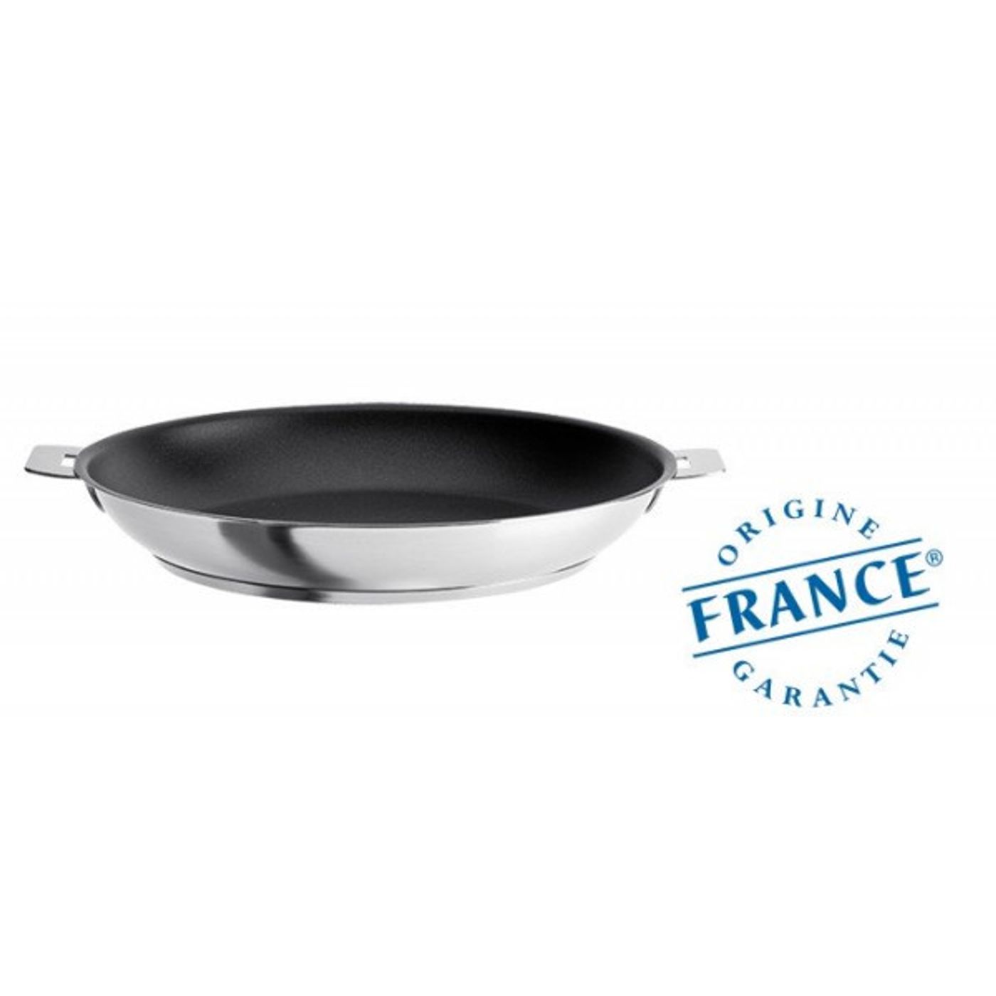 Poêle inox anti-adhérent Exceliss Strate amovible 26cm