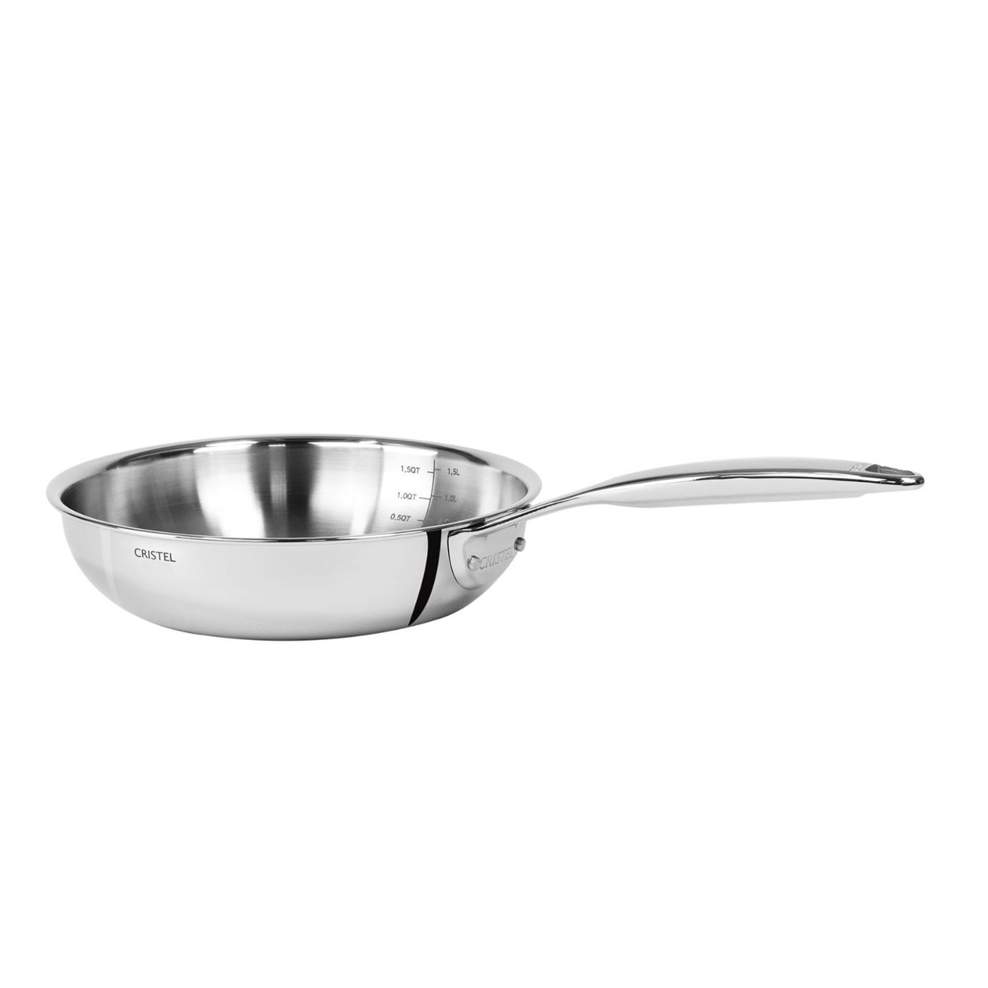 Poêle sautoir inox Castel'Pro 24cm