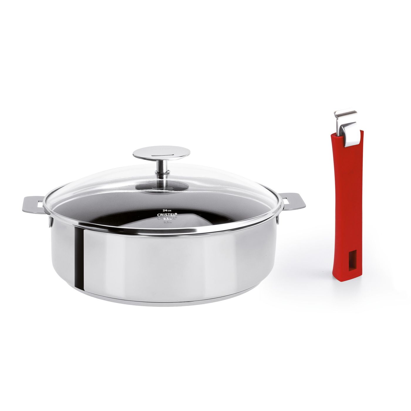 Sauteuse Exceliss + poignée mutine + couvercle