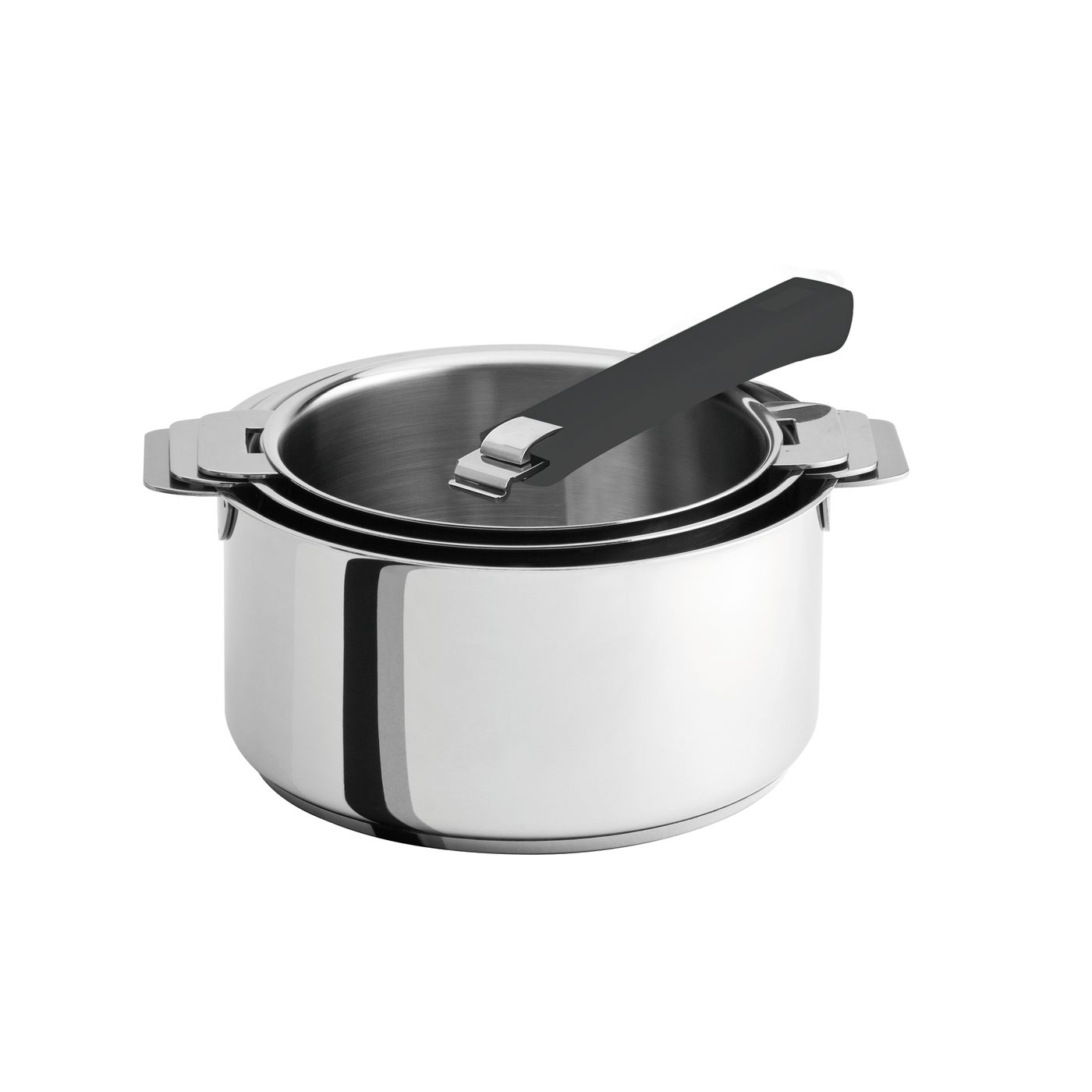 Série de 3 casseroles Mutine + Poignée grise