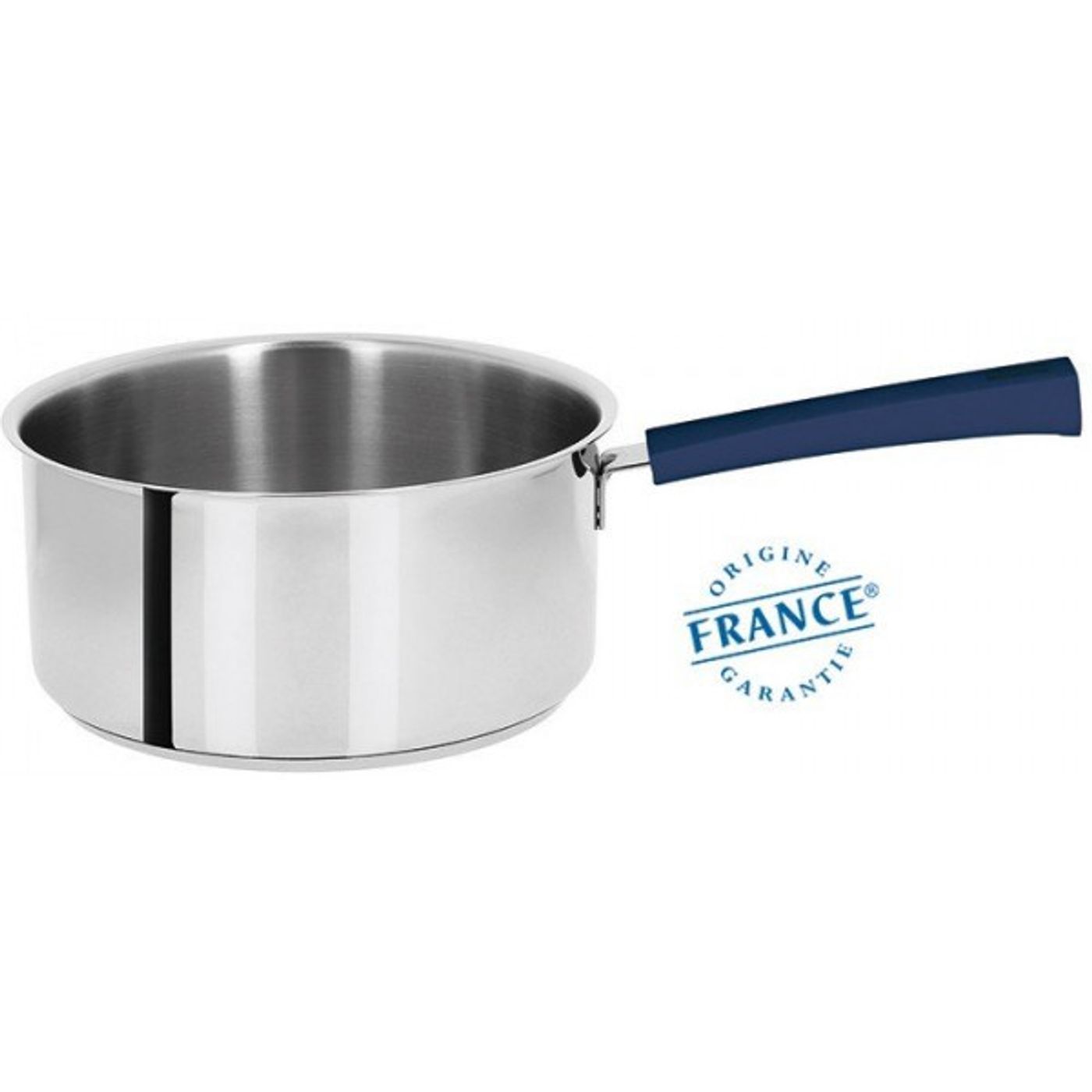 Casserole inox - Mutine Fixe Encre bleue