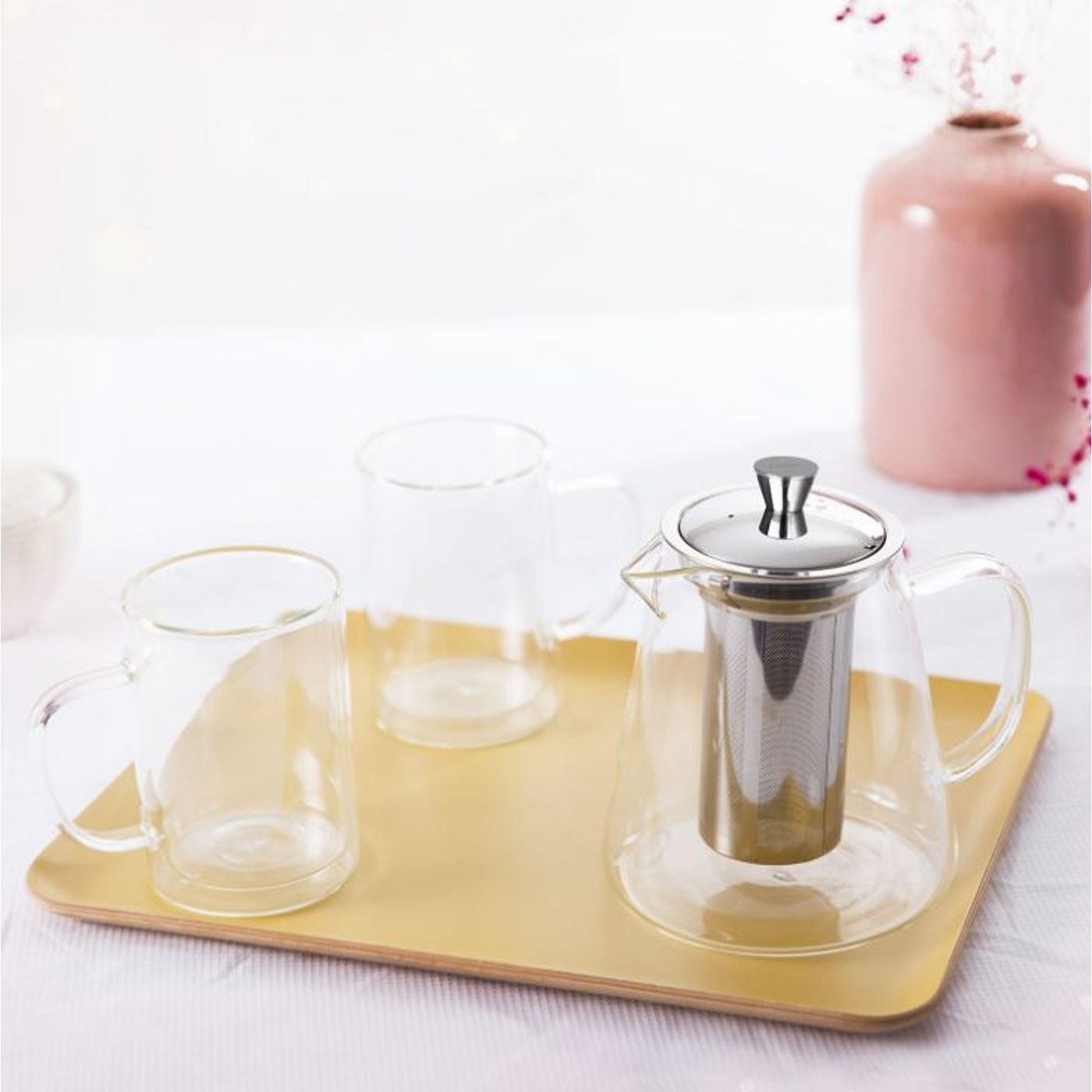 Set theière 0,8 L + 2 Mugs