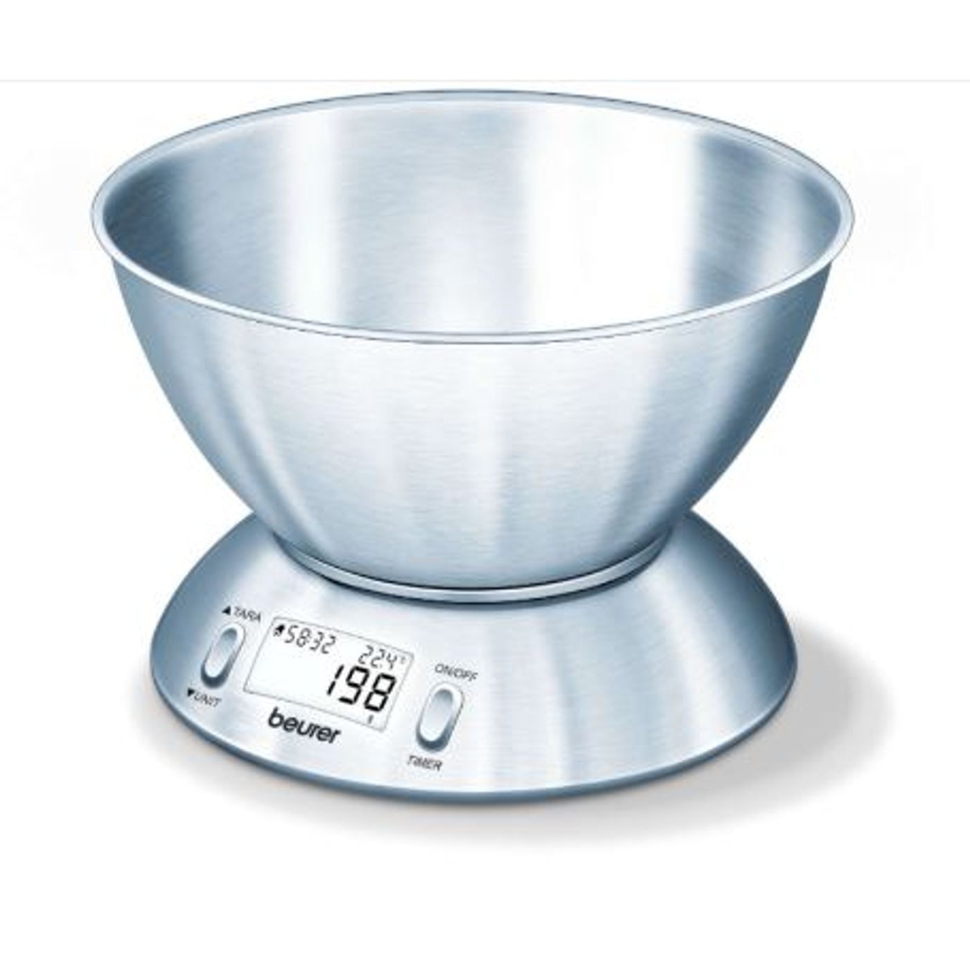 Balance avec bol de pesée en verre