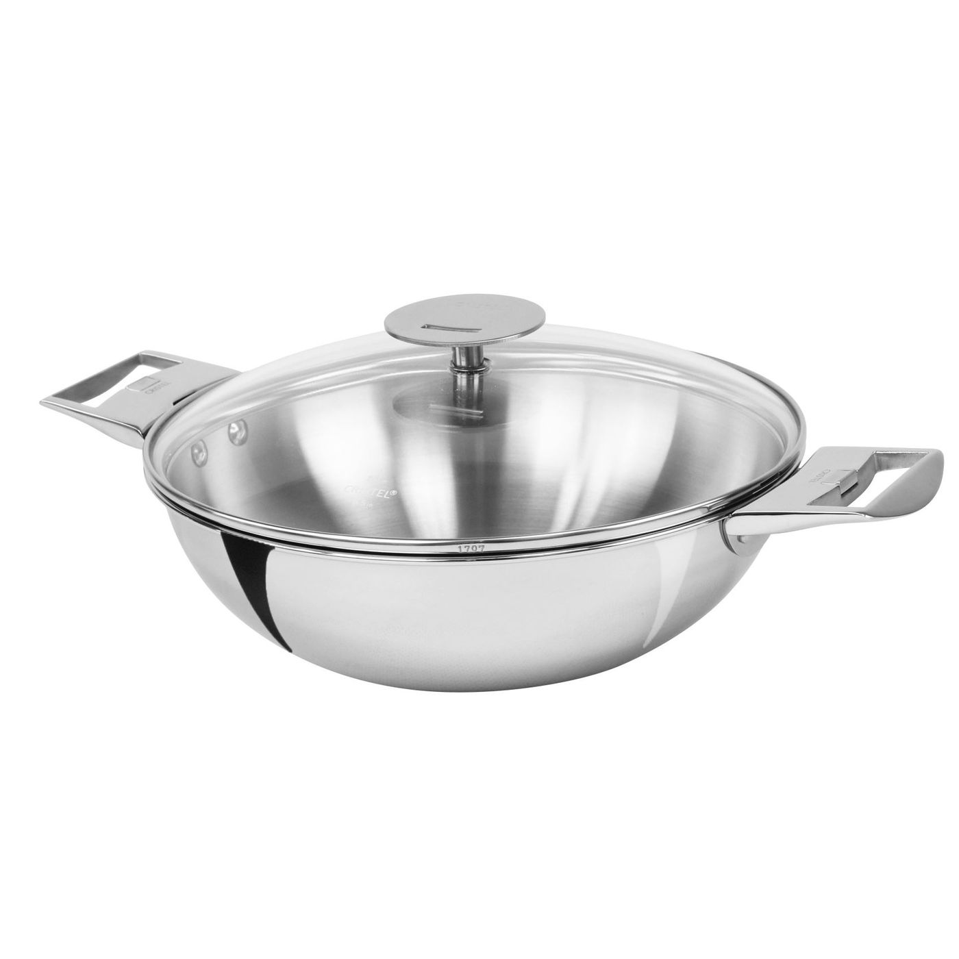 Wok inox Casteline amovible 24cm