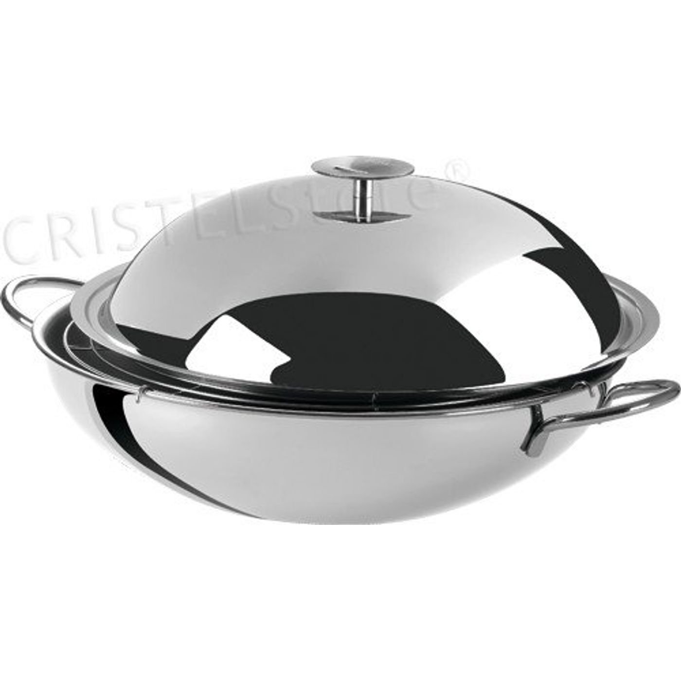 Wok inox 38cm