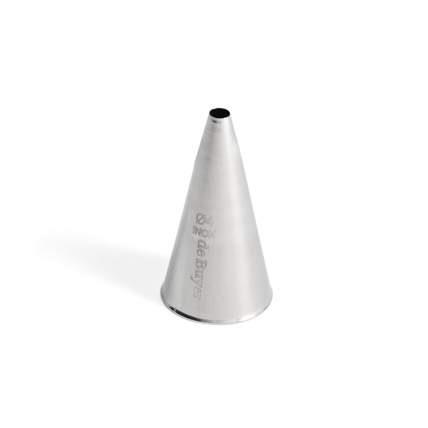 Douille inox unie 4 mm