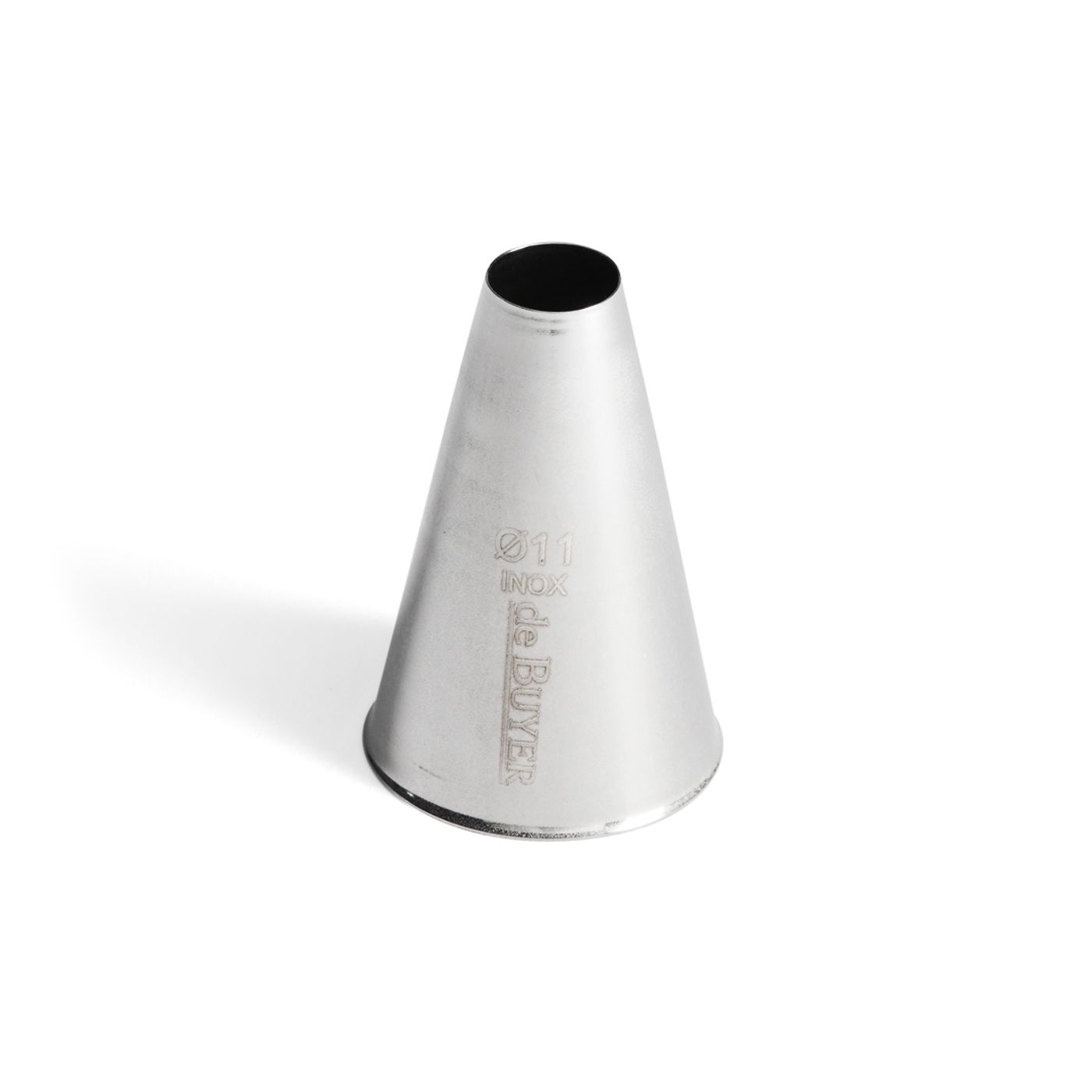 Douille inox unie 11 mm